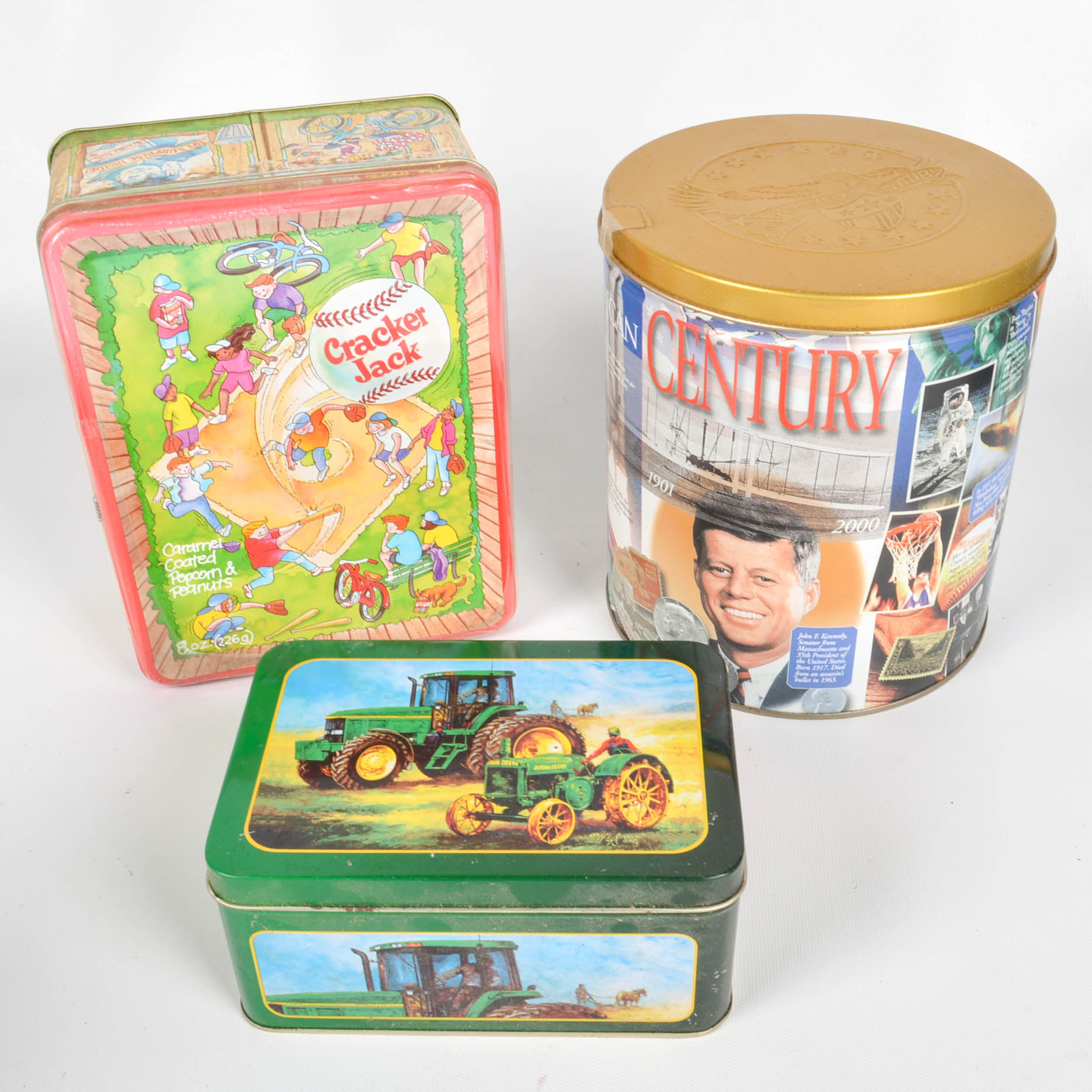 Assorted Vintage and Reproduction Tins