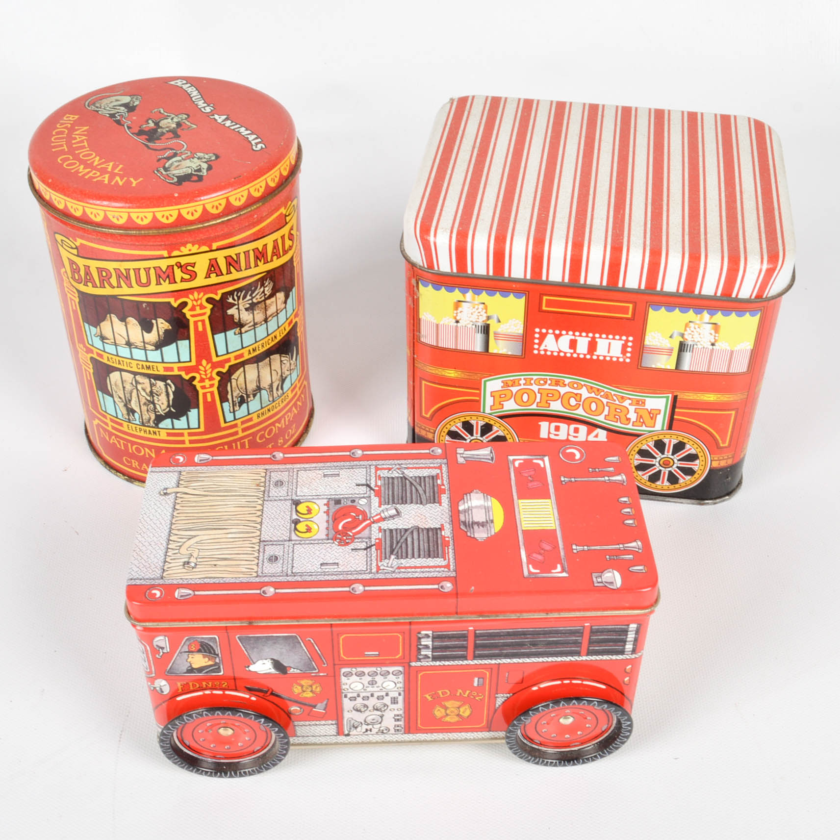 Assorted Vintage and Reproduction Tins