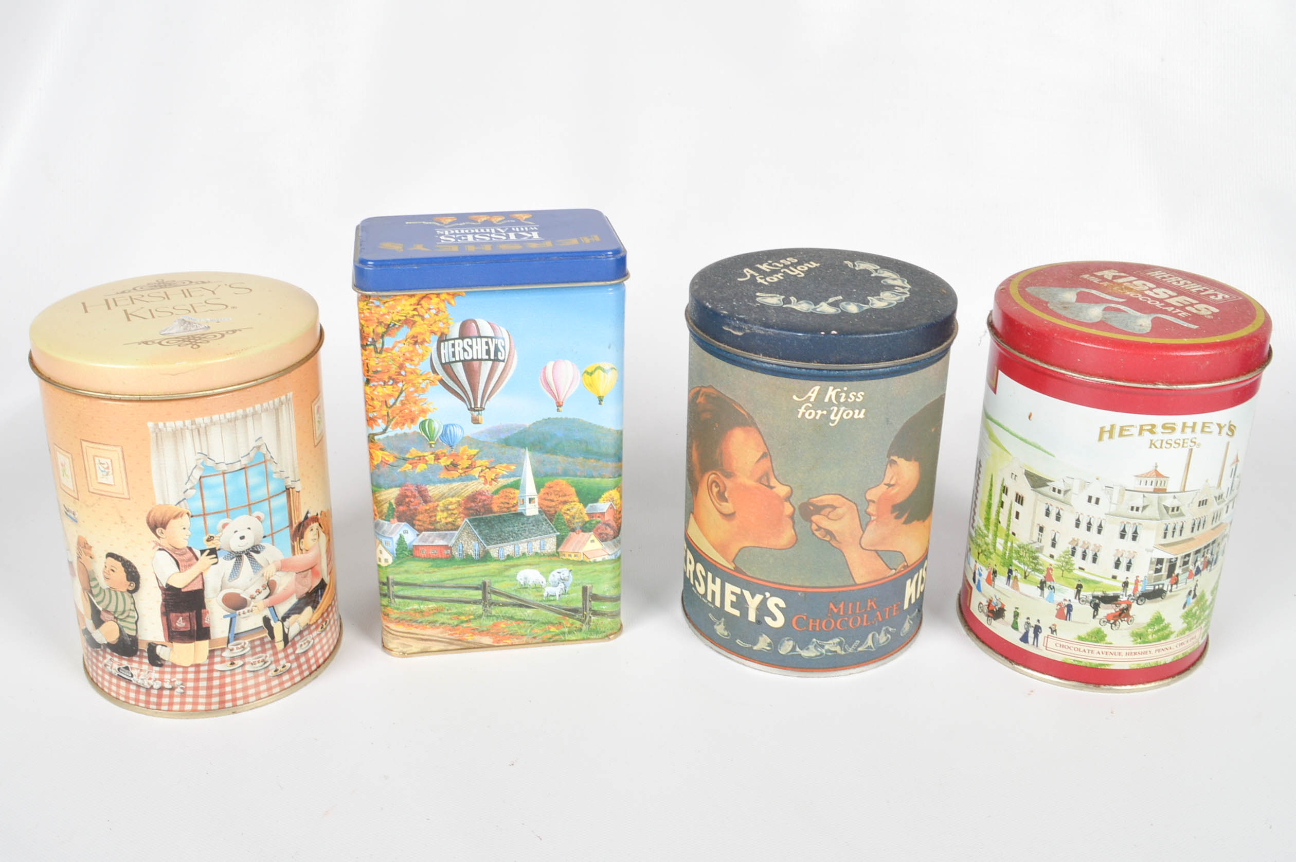 Assorted Vintage and Reproduction Tins