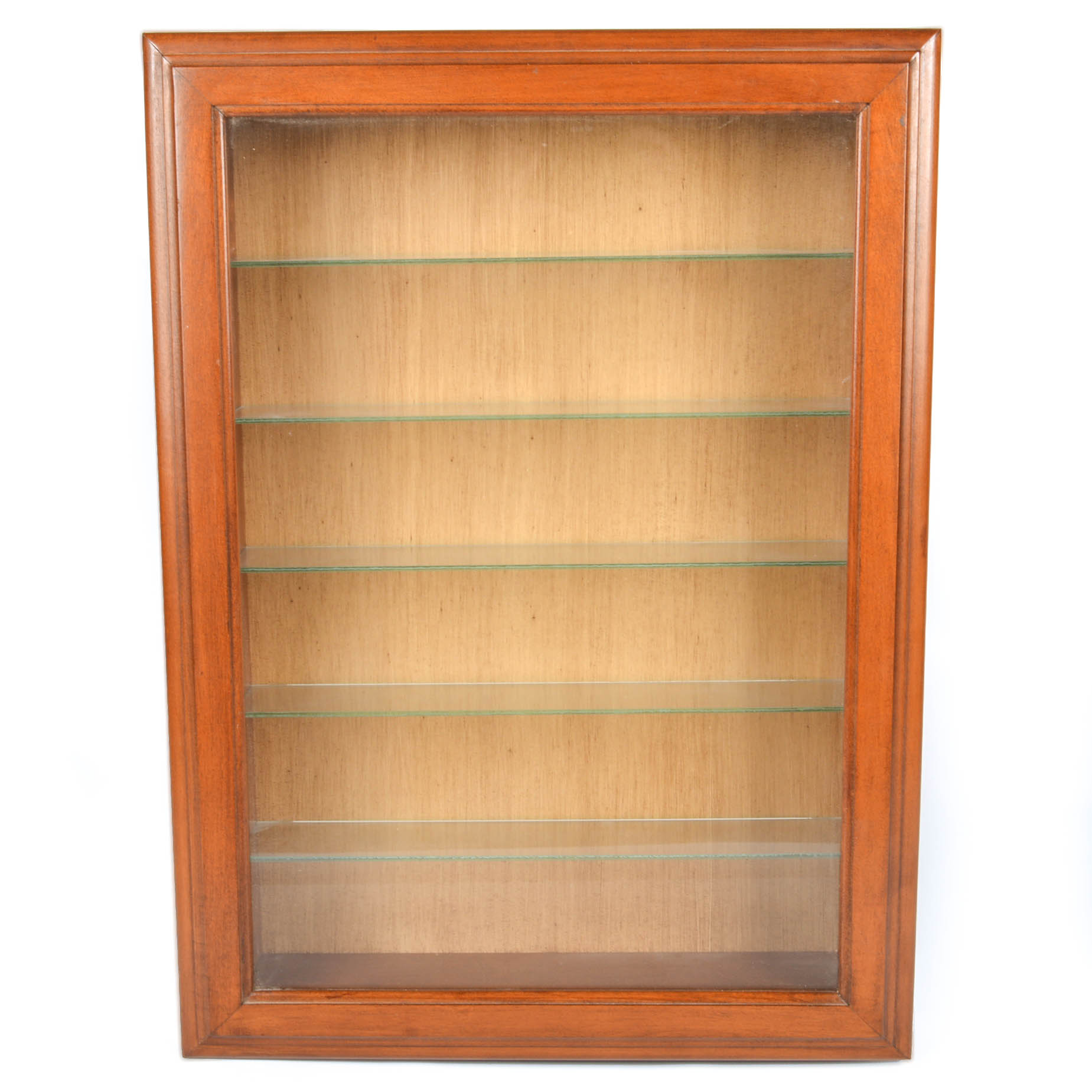 Tell City Wall Clock and Curio Cabinet