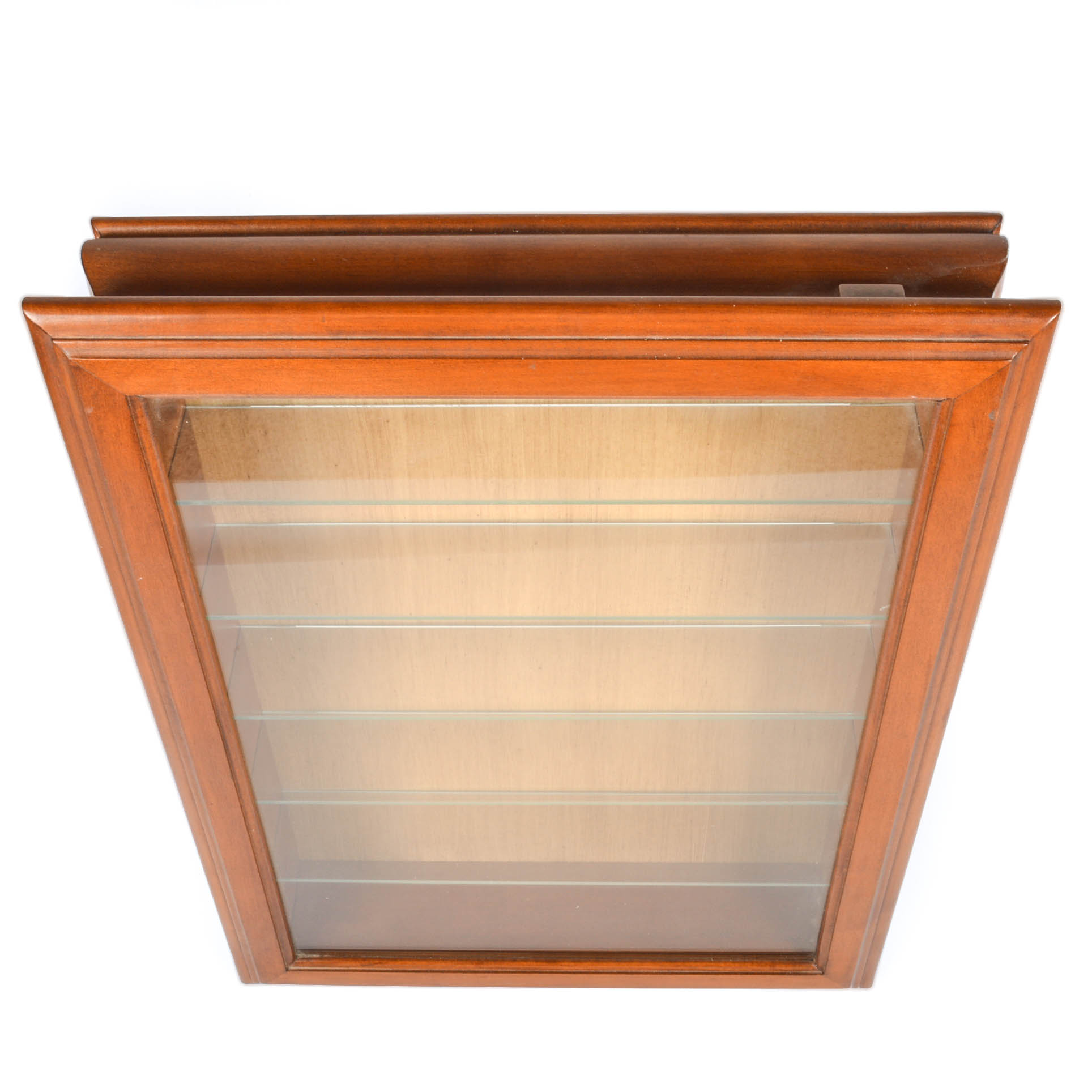 Tell City Wall Clock and Curio Cabinet