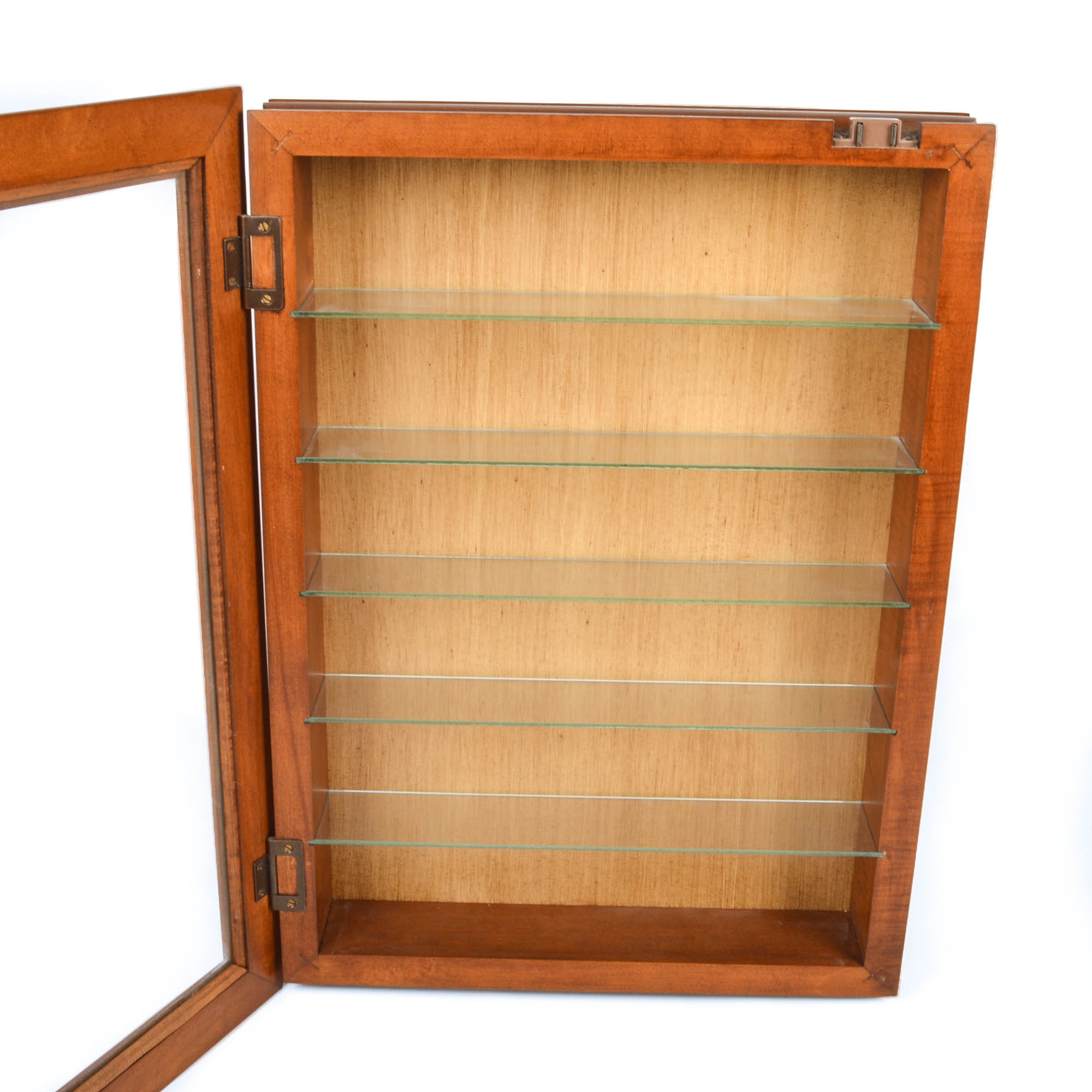 Tell City Wall Clock and Curio Cabinet