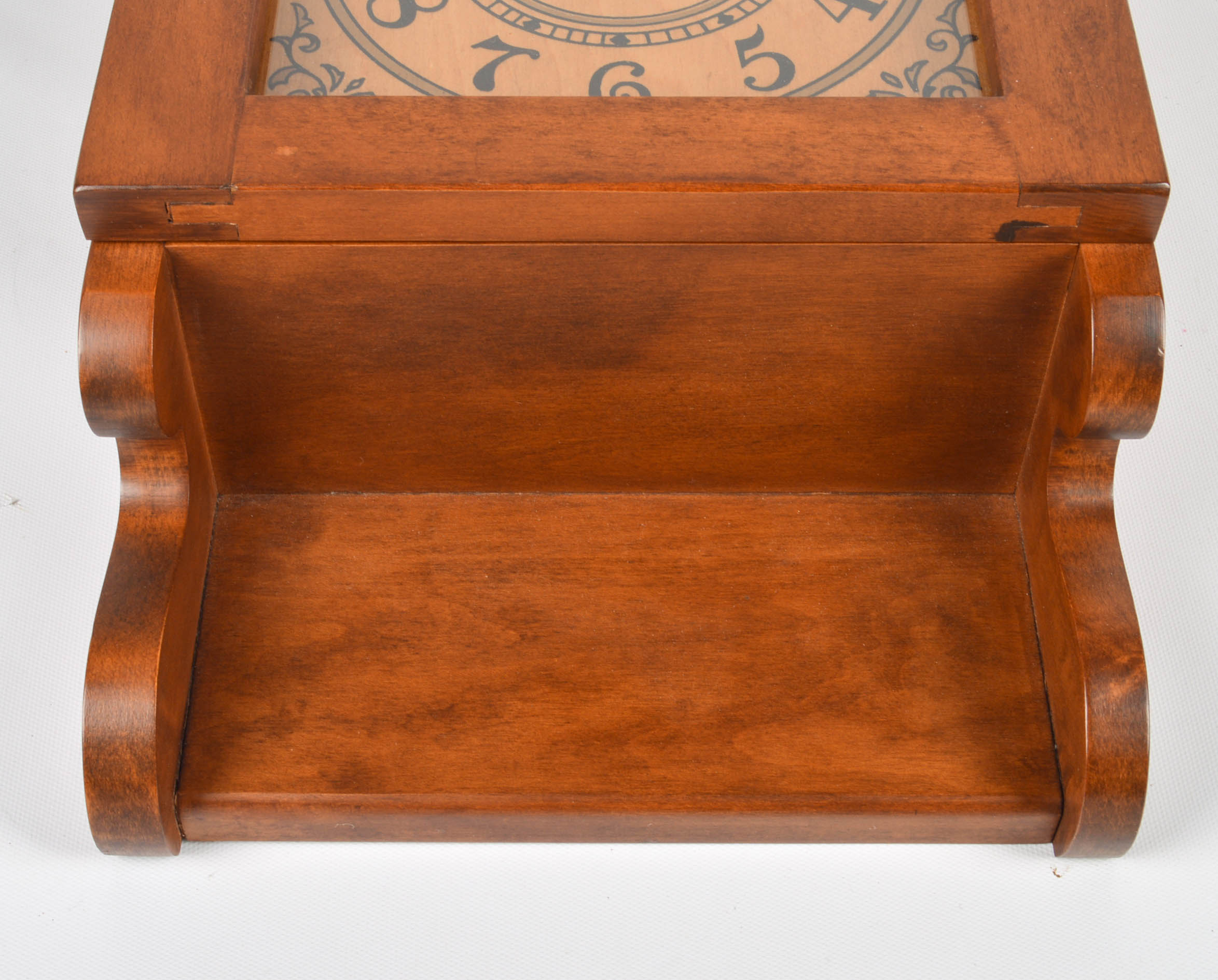 Tell City Wall Clock and Curio Cabinet