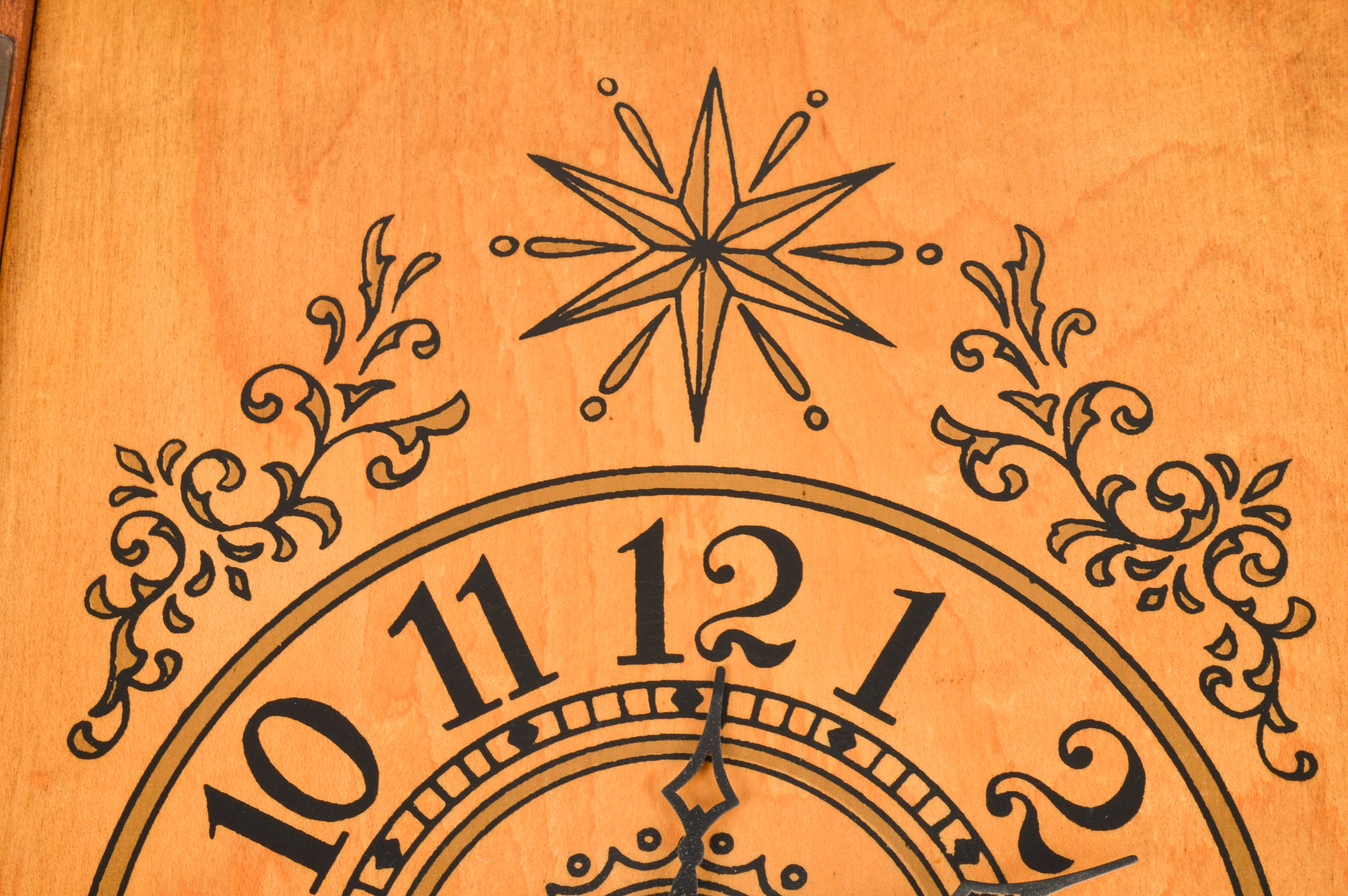 Tell City Wall Clock and Curio Cabinet