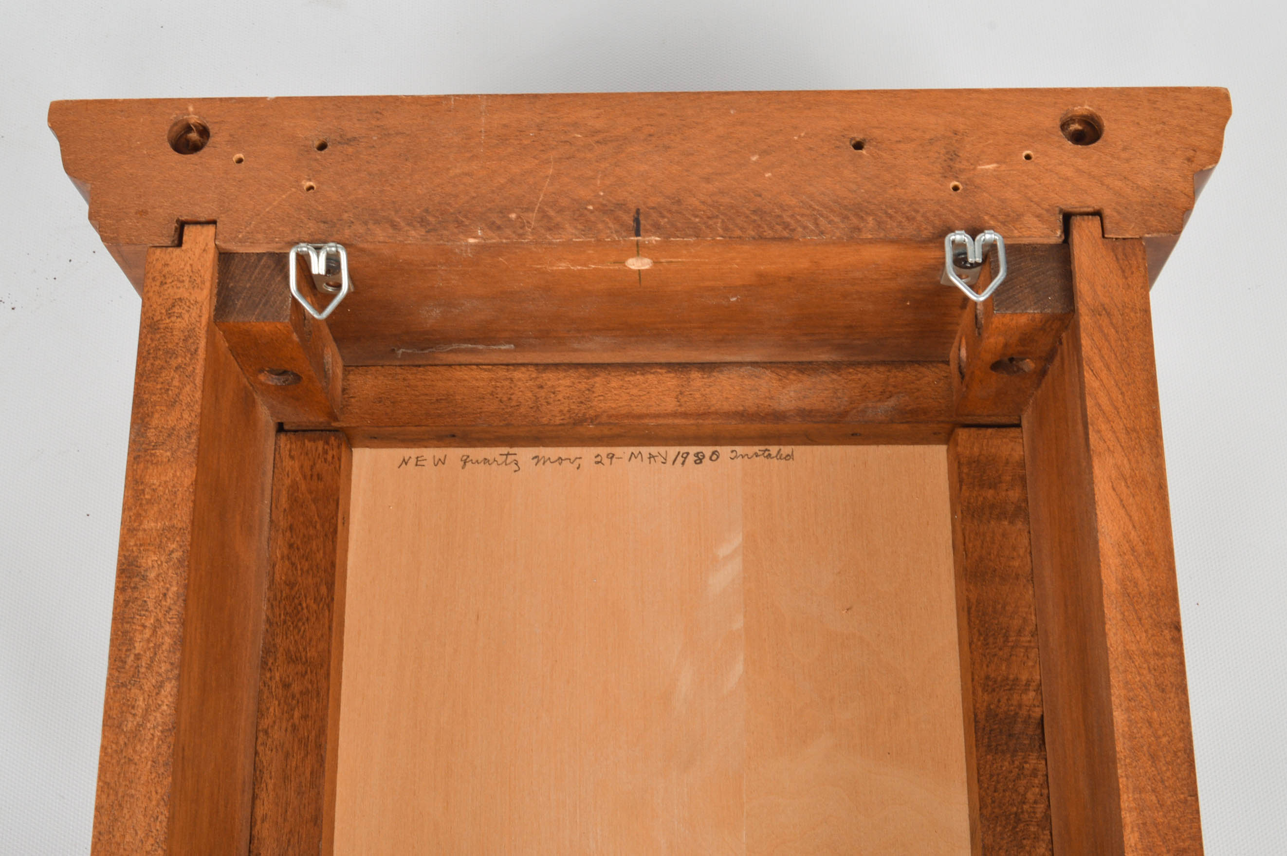 Tell City Wall Clock and Curio Cabinet