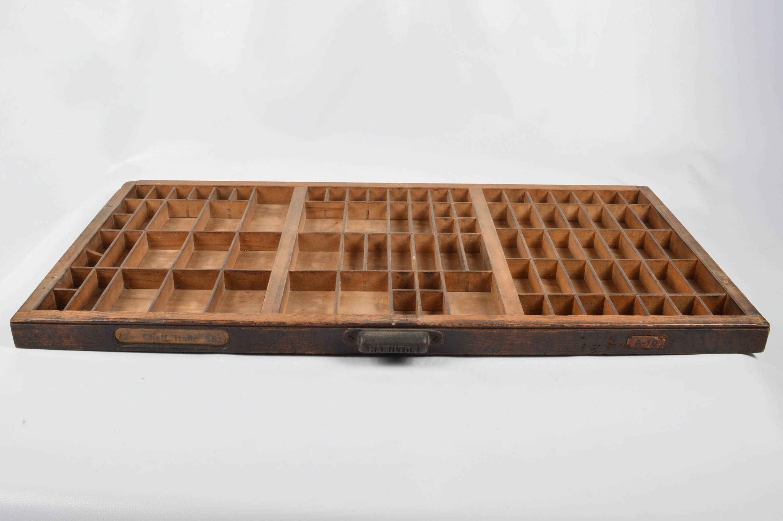 Hamilton Wooden Printer's Tray