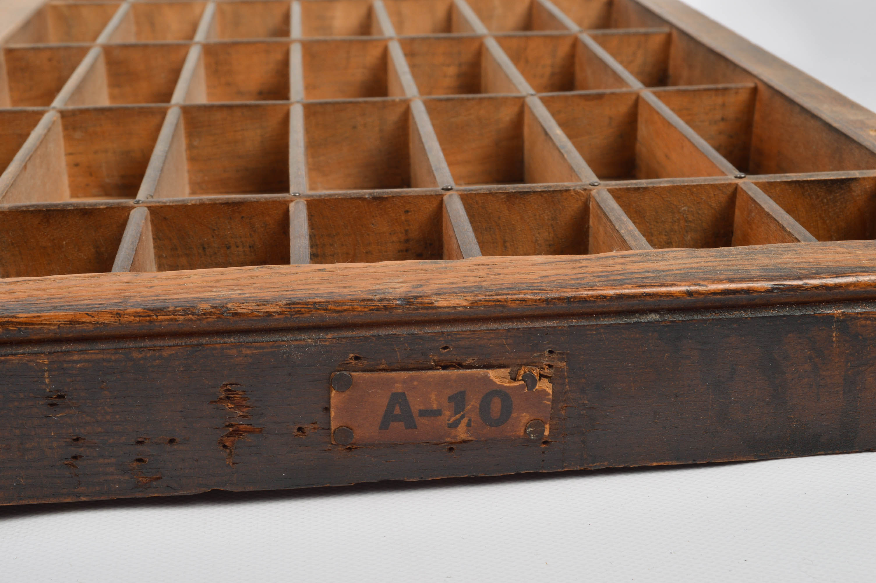 Hamilton Wooden Printer's Tray
