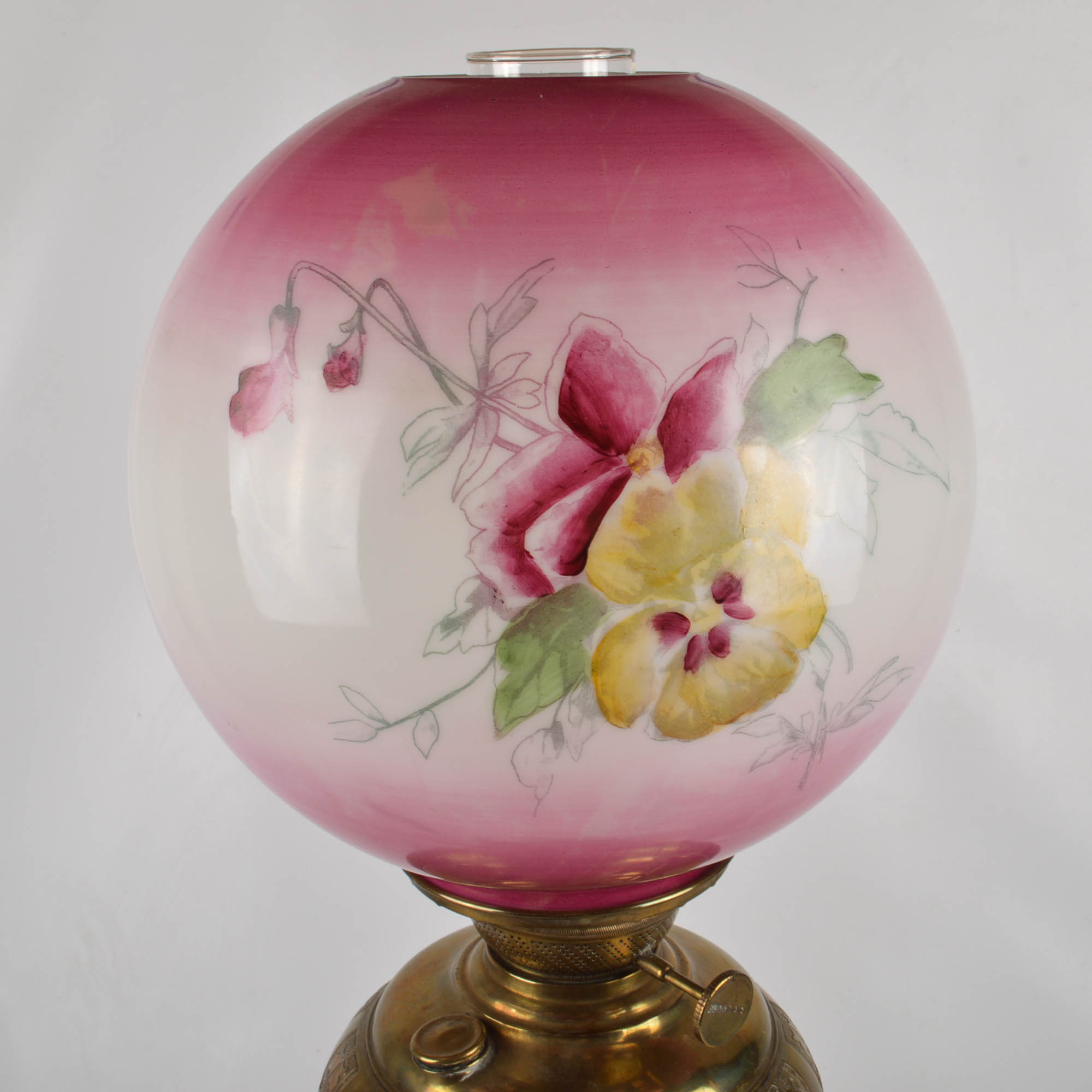 Converted Antique Parlor Lamp