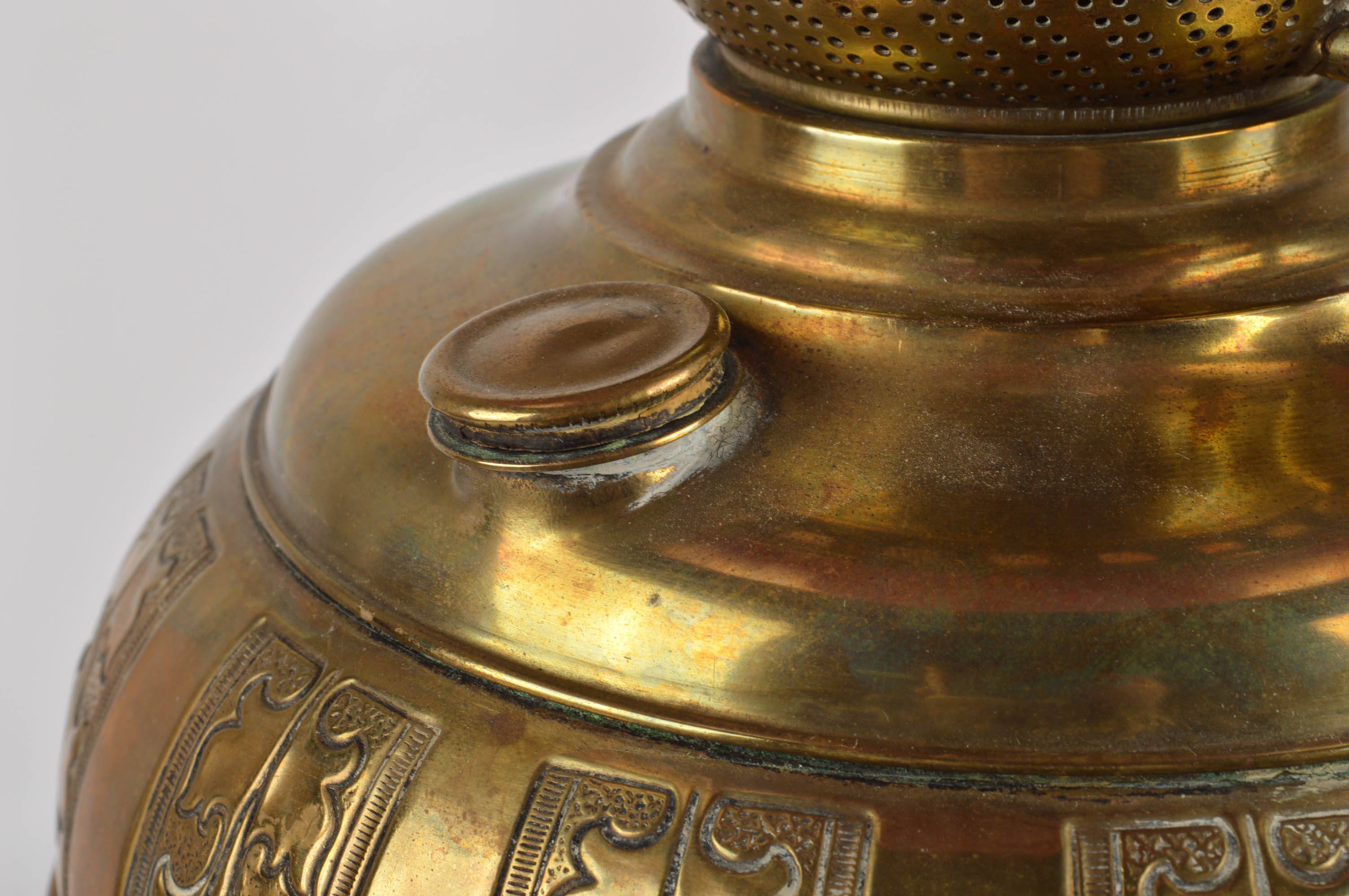 Converted Antique Parlor Lamp