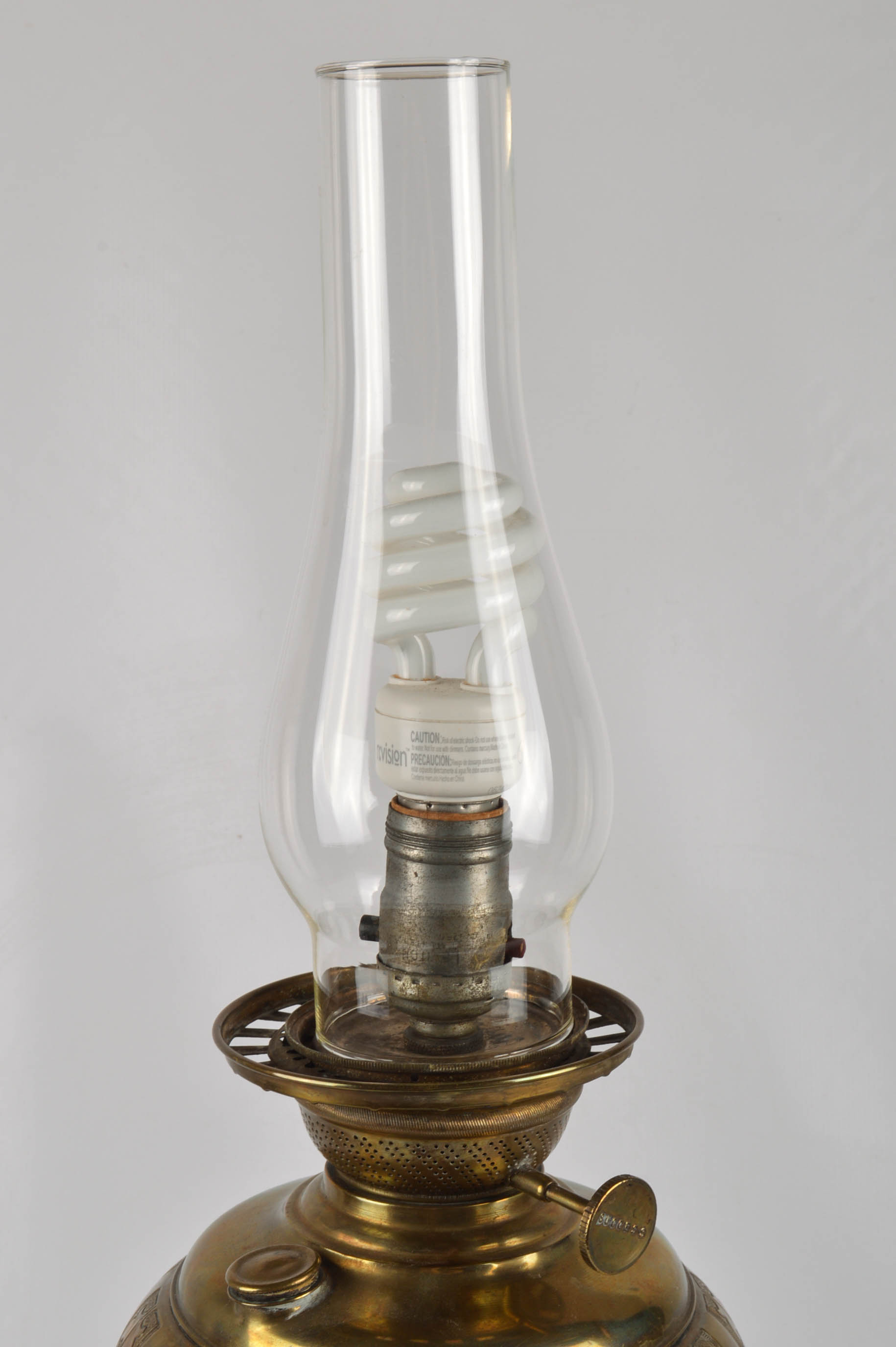 Converted Antique Parlor Lamp