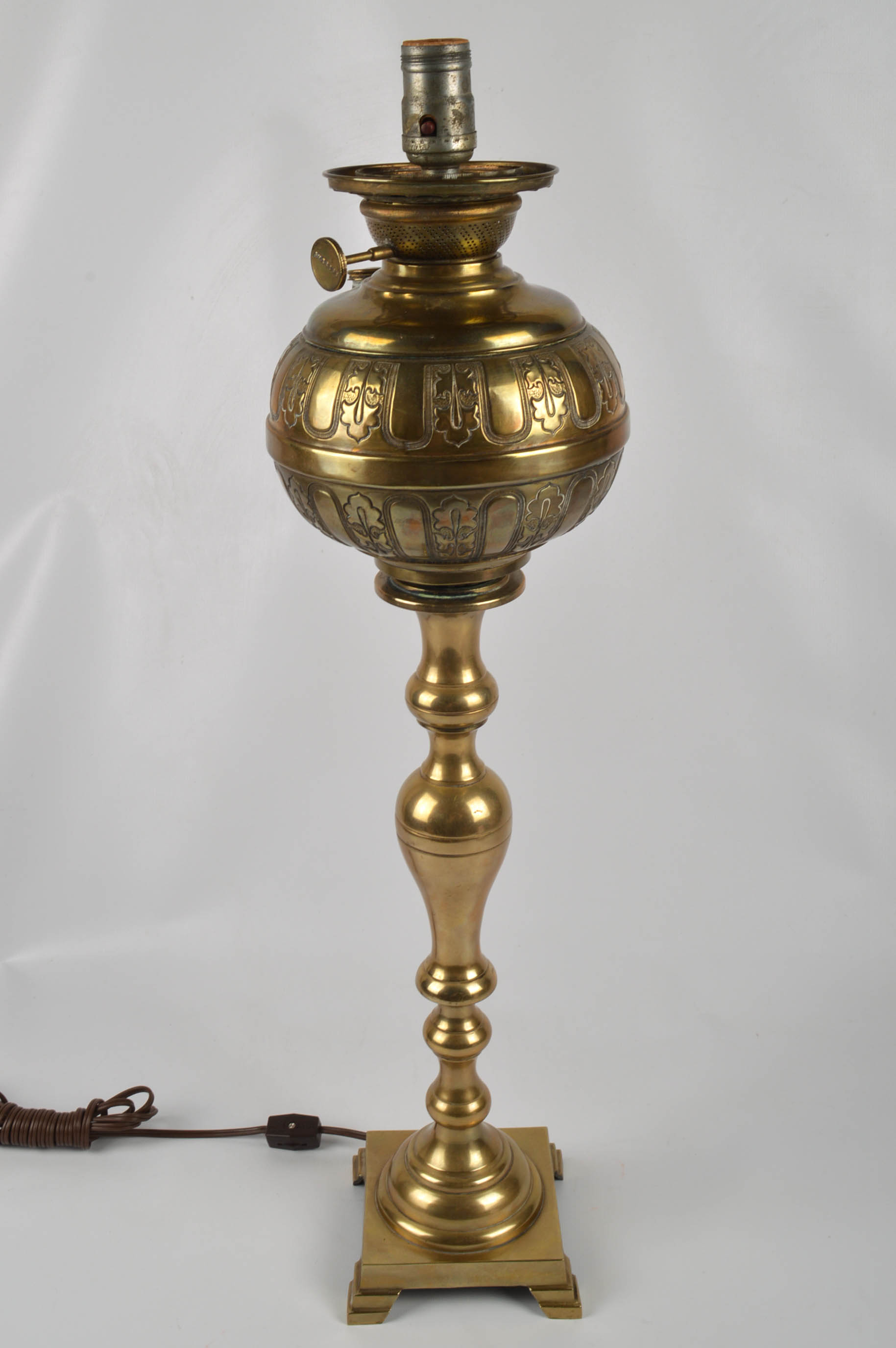 Converted Antique Parlor Lamp