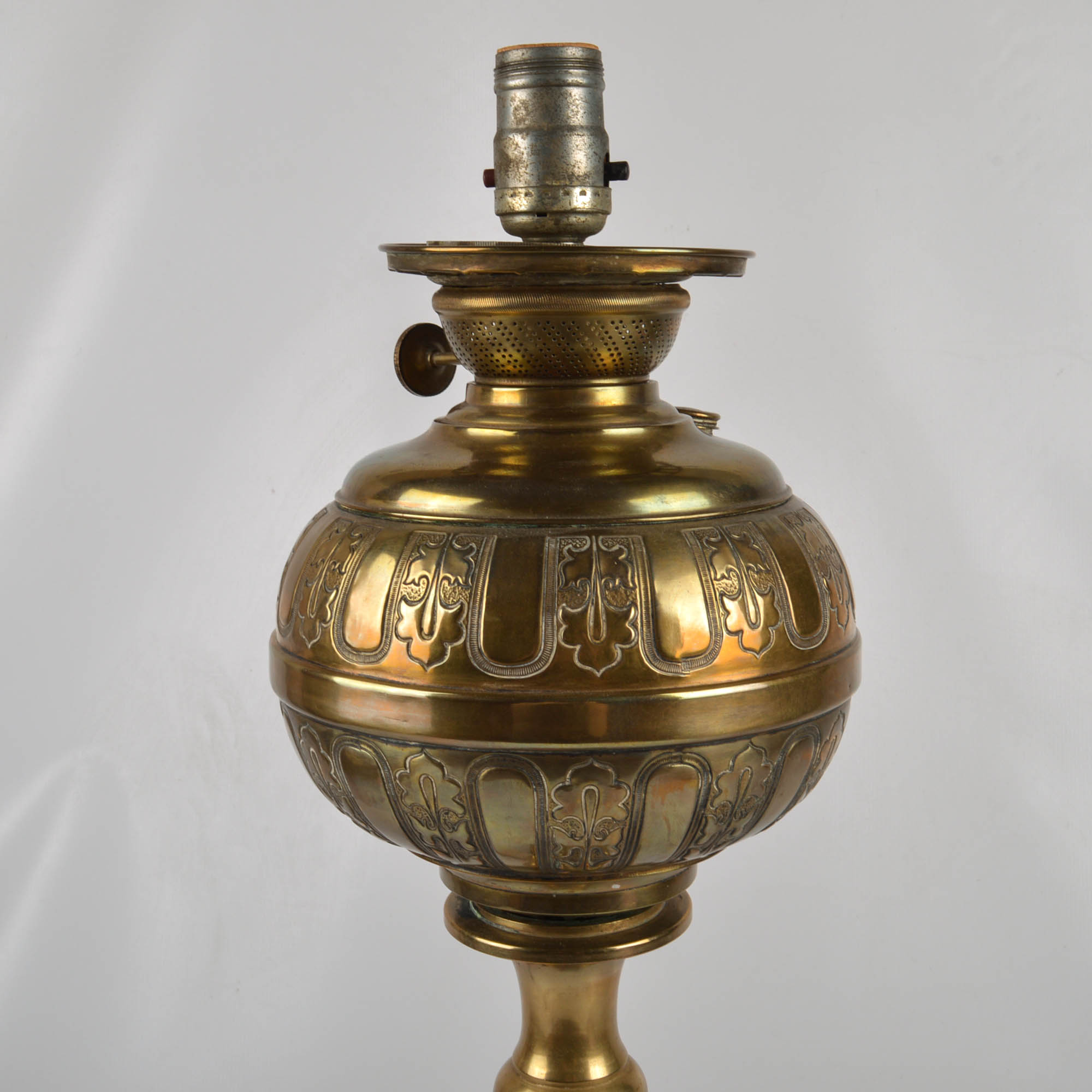 Converted Antique Parlor Lamp