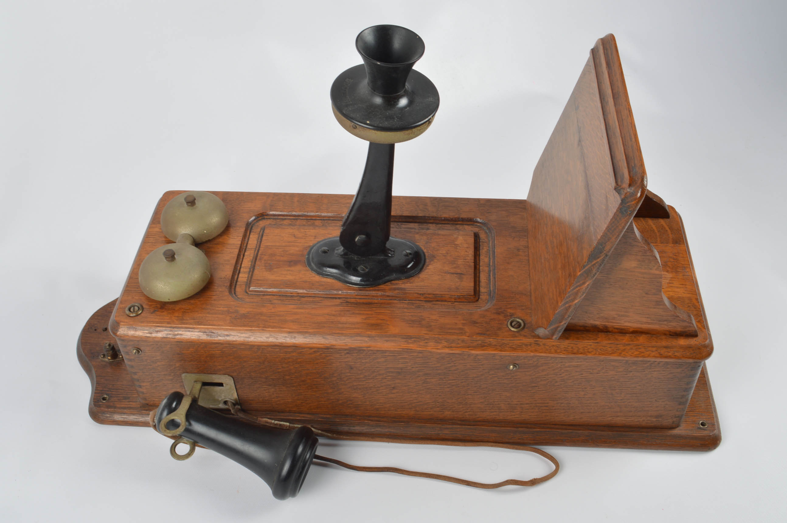 Antique Kellogg Hand-Crank Wall Phone