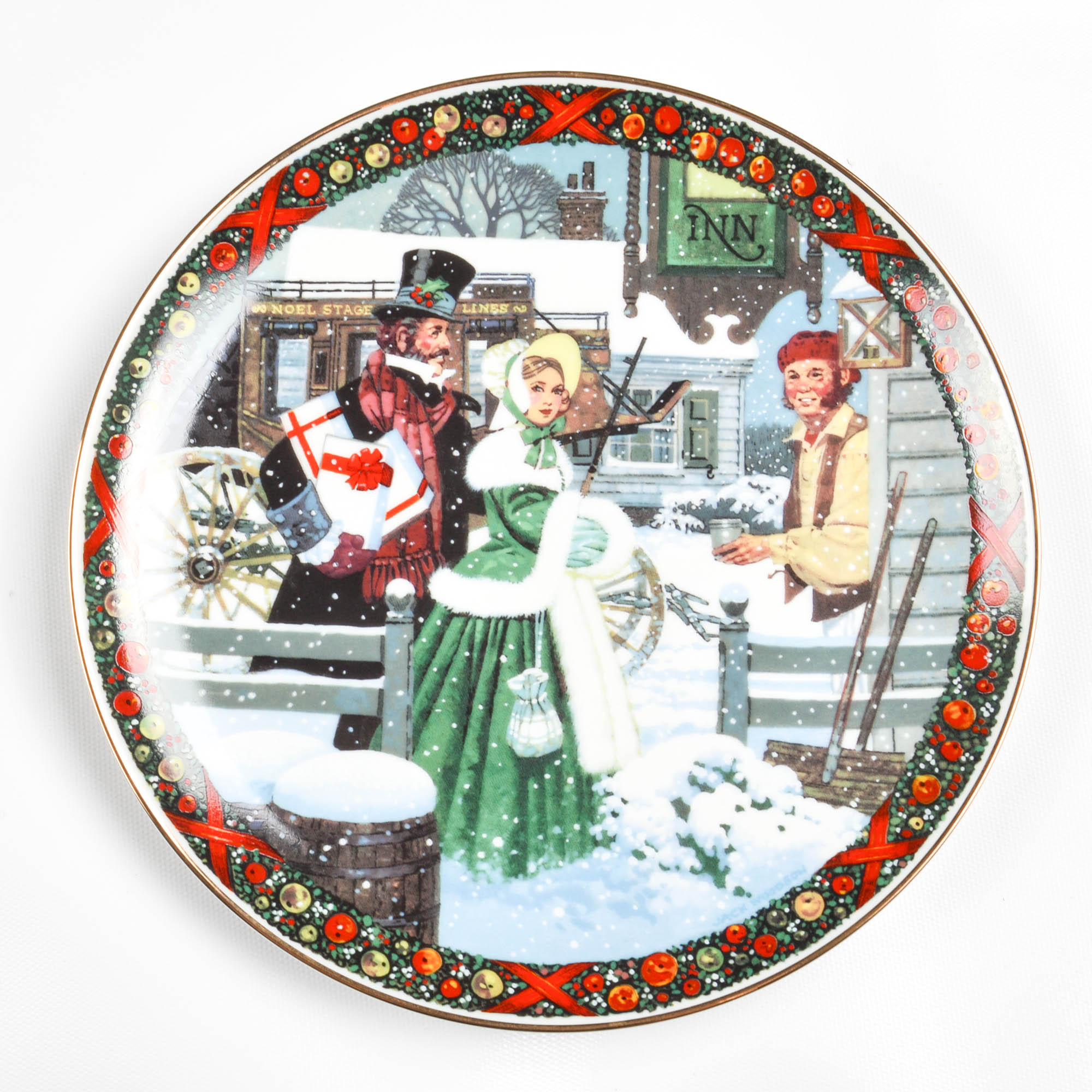 Royal Windsor And Avon Christmas Plate Collection