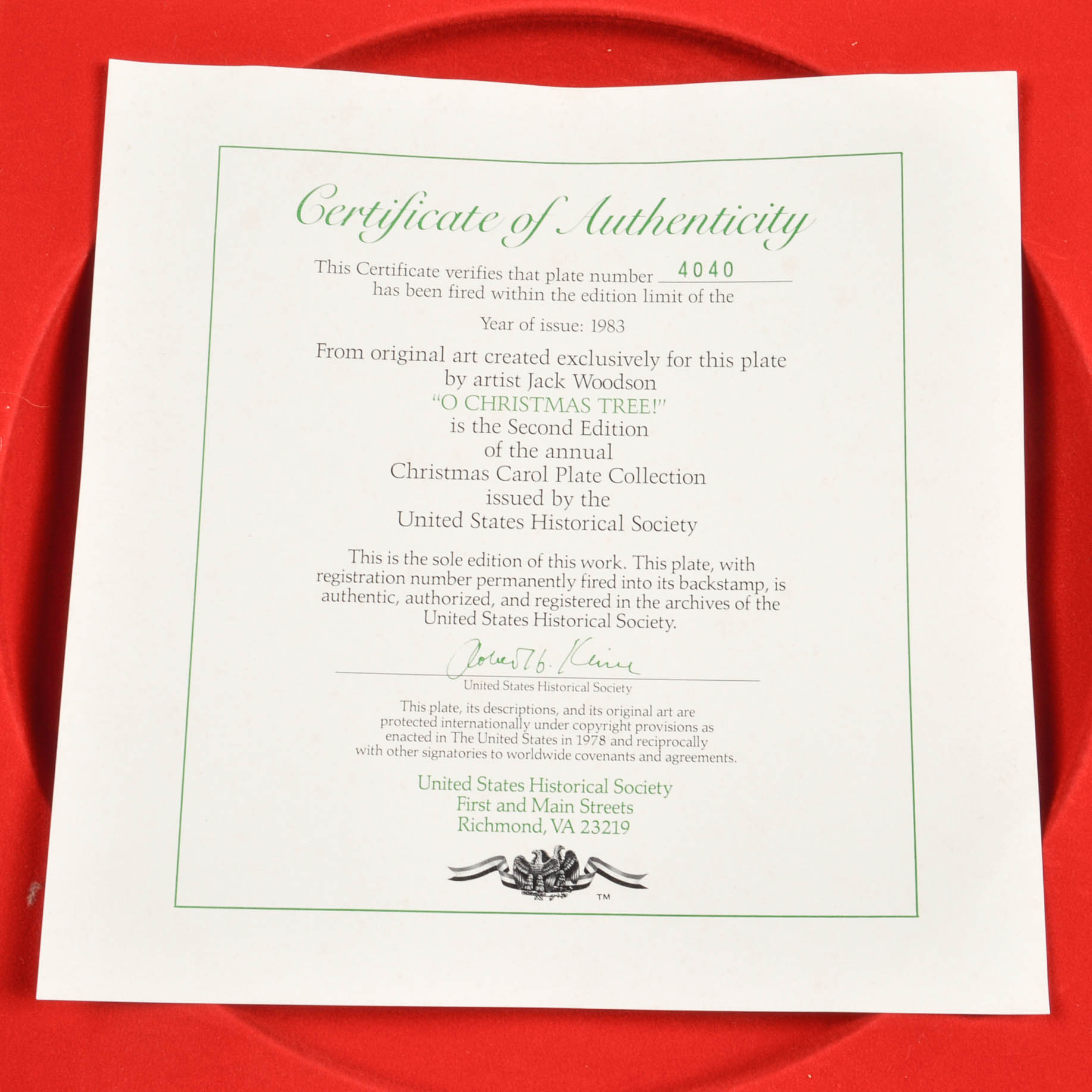 Royal Windsor And Avon Christmas Plate Collection