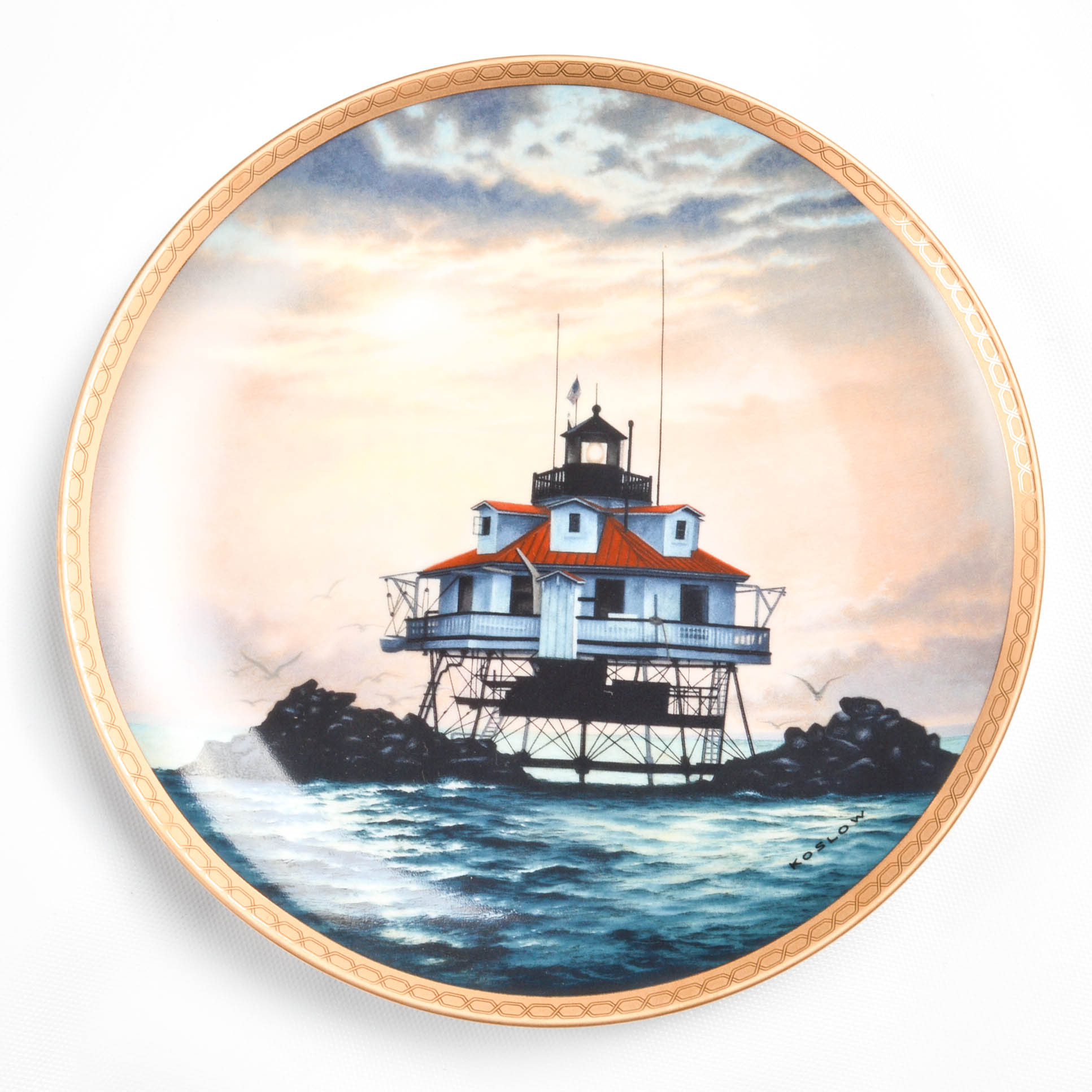 "The American Lighthouses" Plate Collection By Hamilton