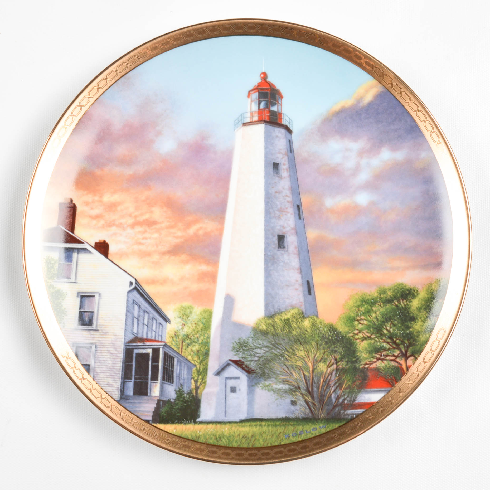 "The American Lighthouses" Plate Collection By Hamilton