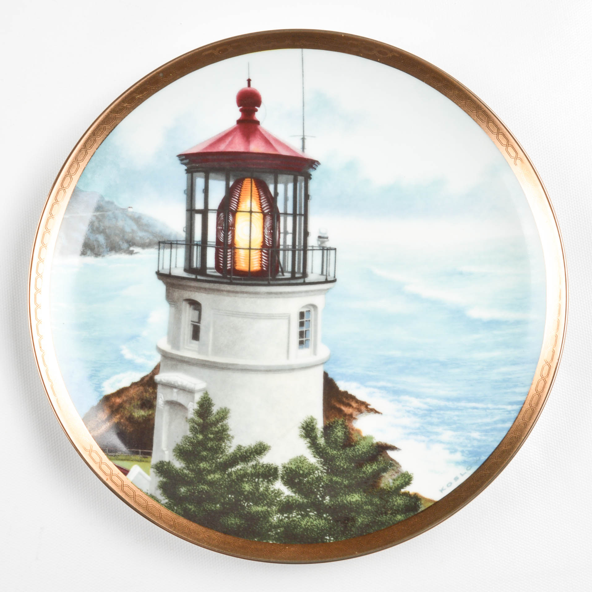 "The American Lighthouses" Plate Collection By Hamilton