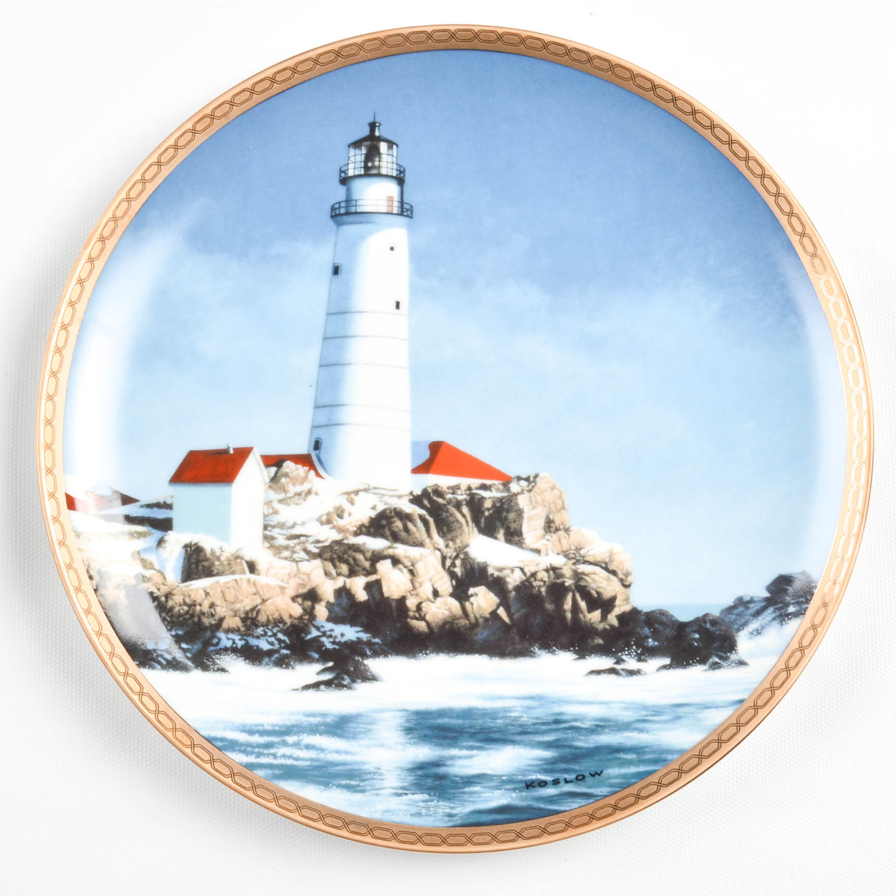 "The American Lighthouses" Plate Collection By Hamilton