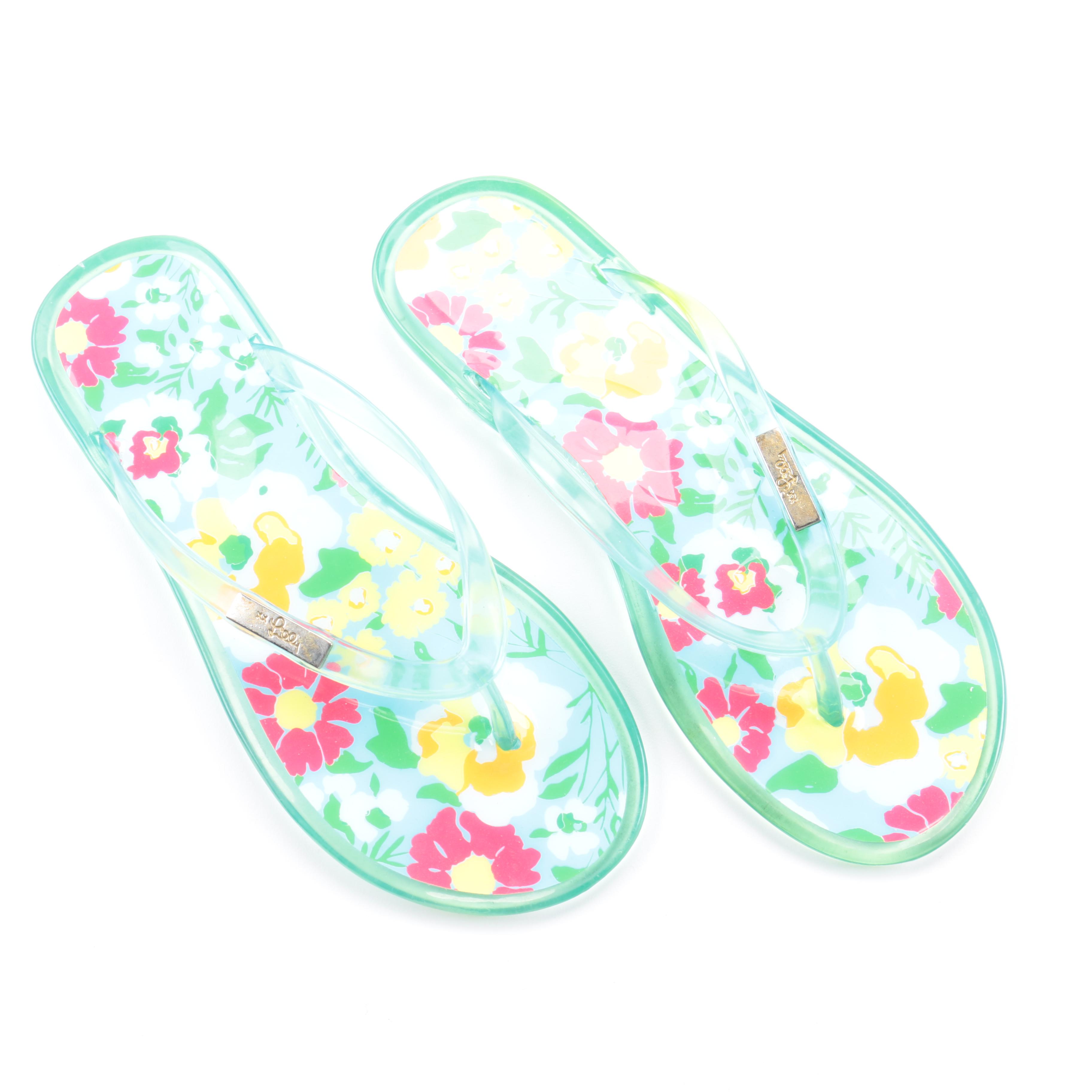 Lilly Pulitzer Floral Sandals
