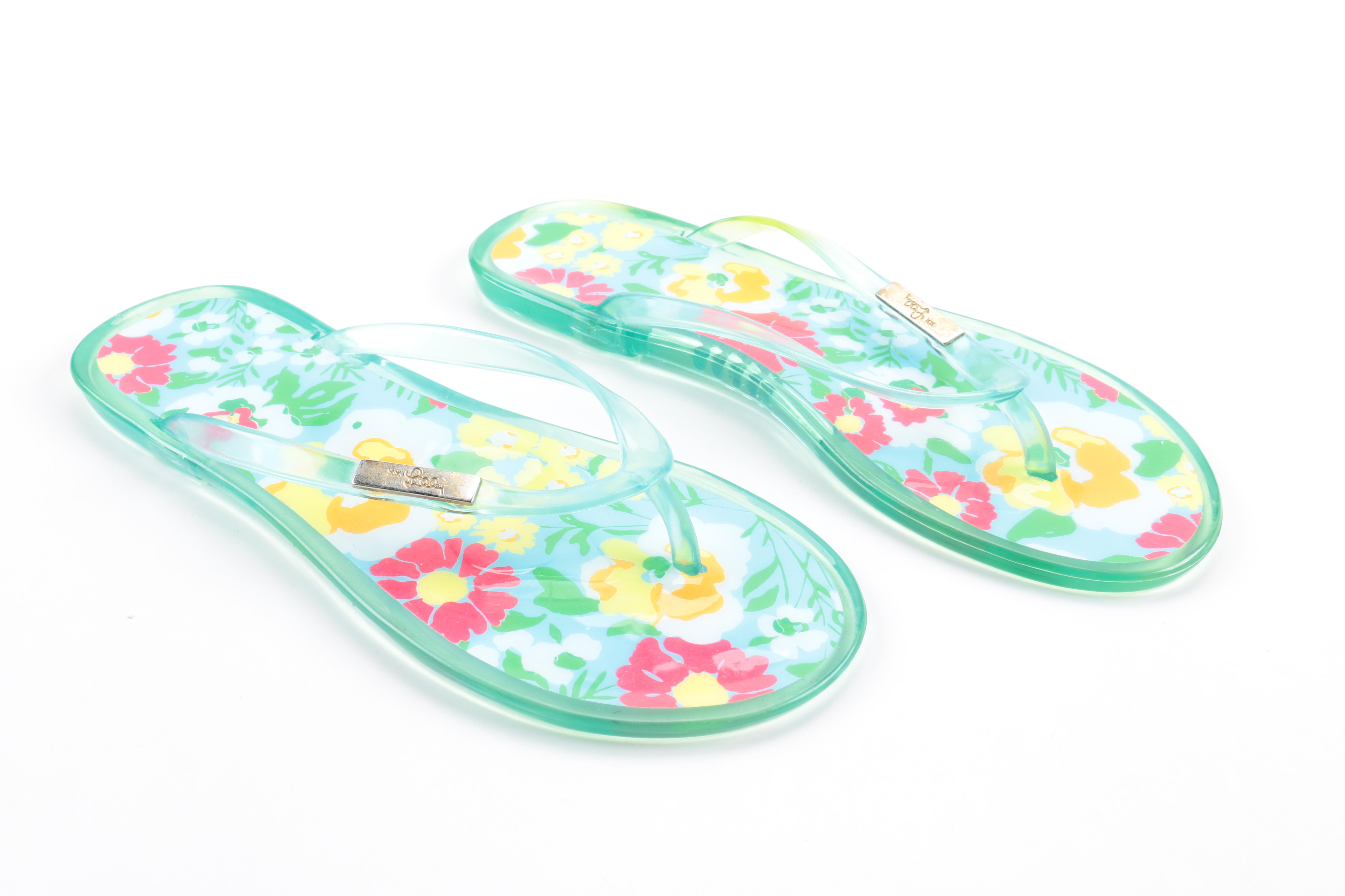 Lilly Pulitzer Floral Sandals