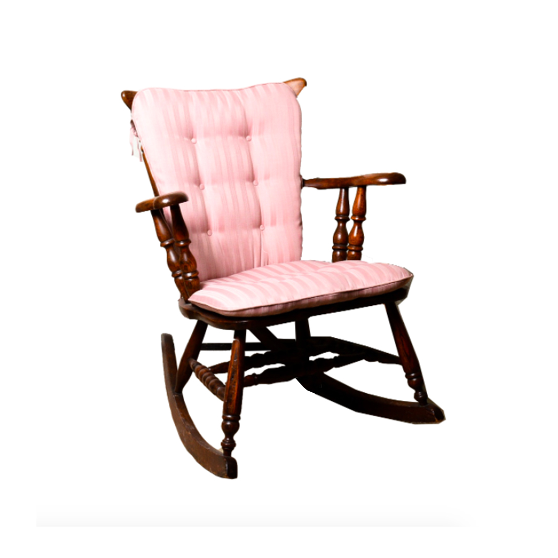 Vintage Oak Rocking Chair