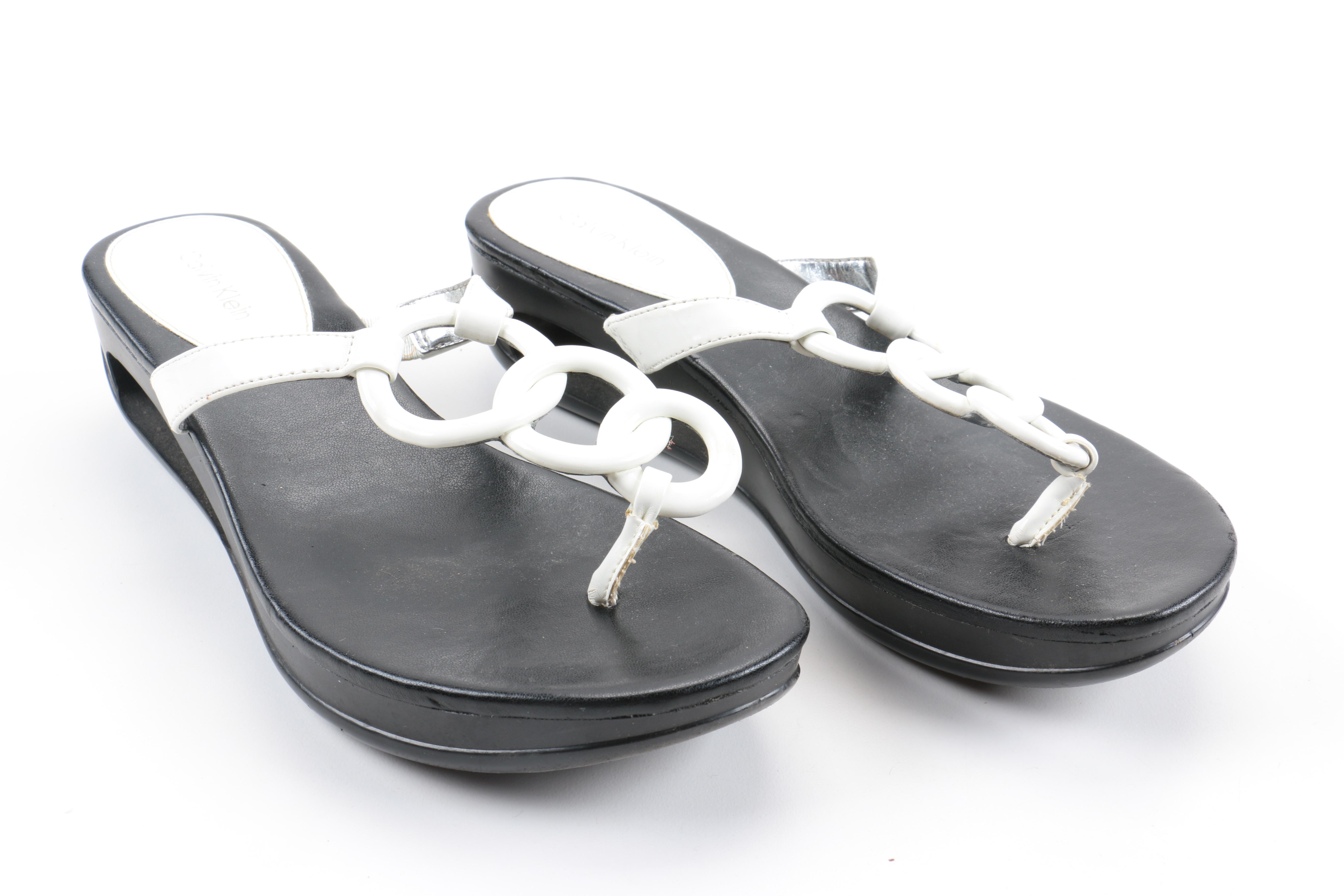 Calvin Klein and Born Sandals