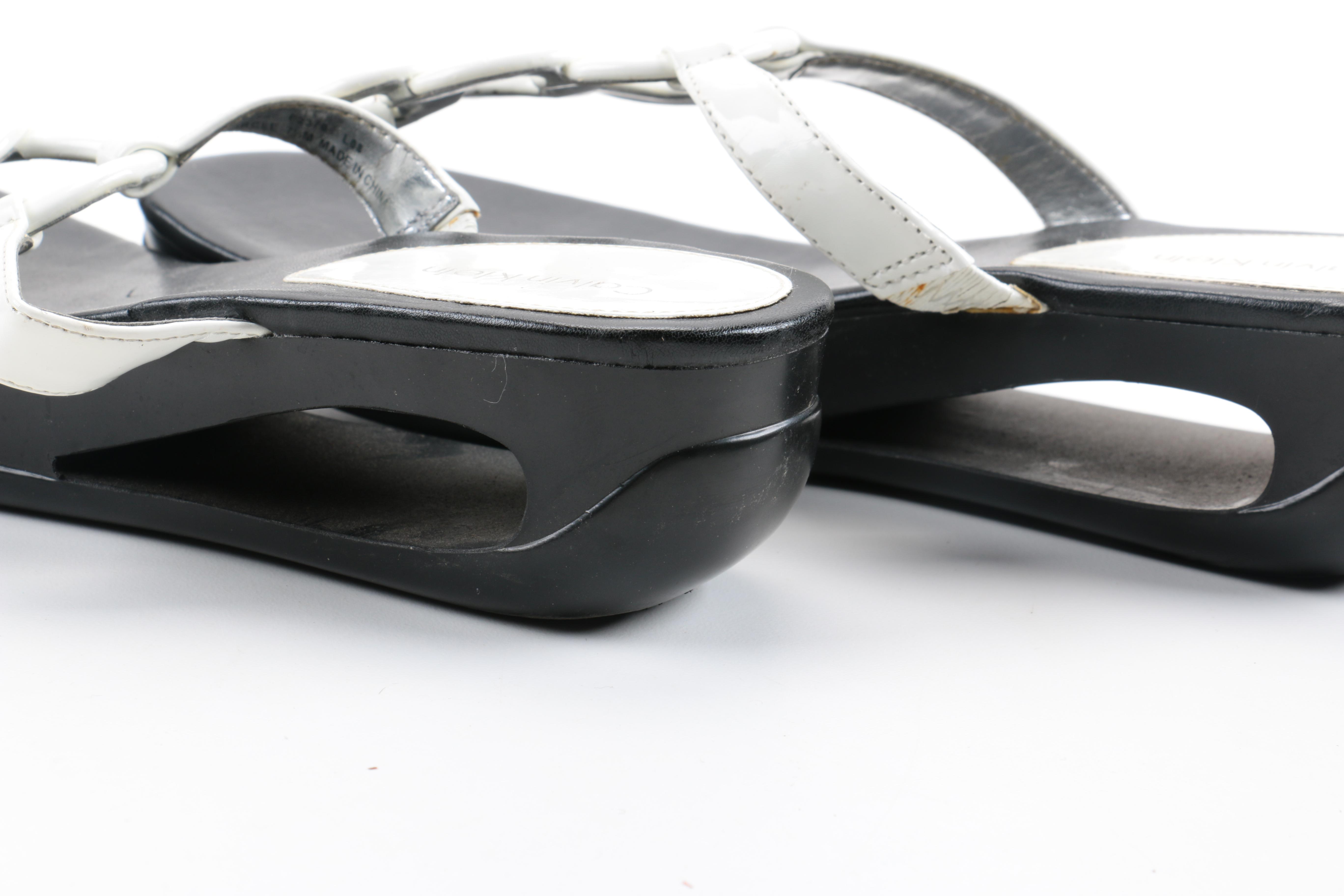 Calvin Klein and Born Sandals