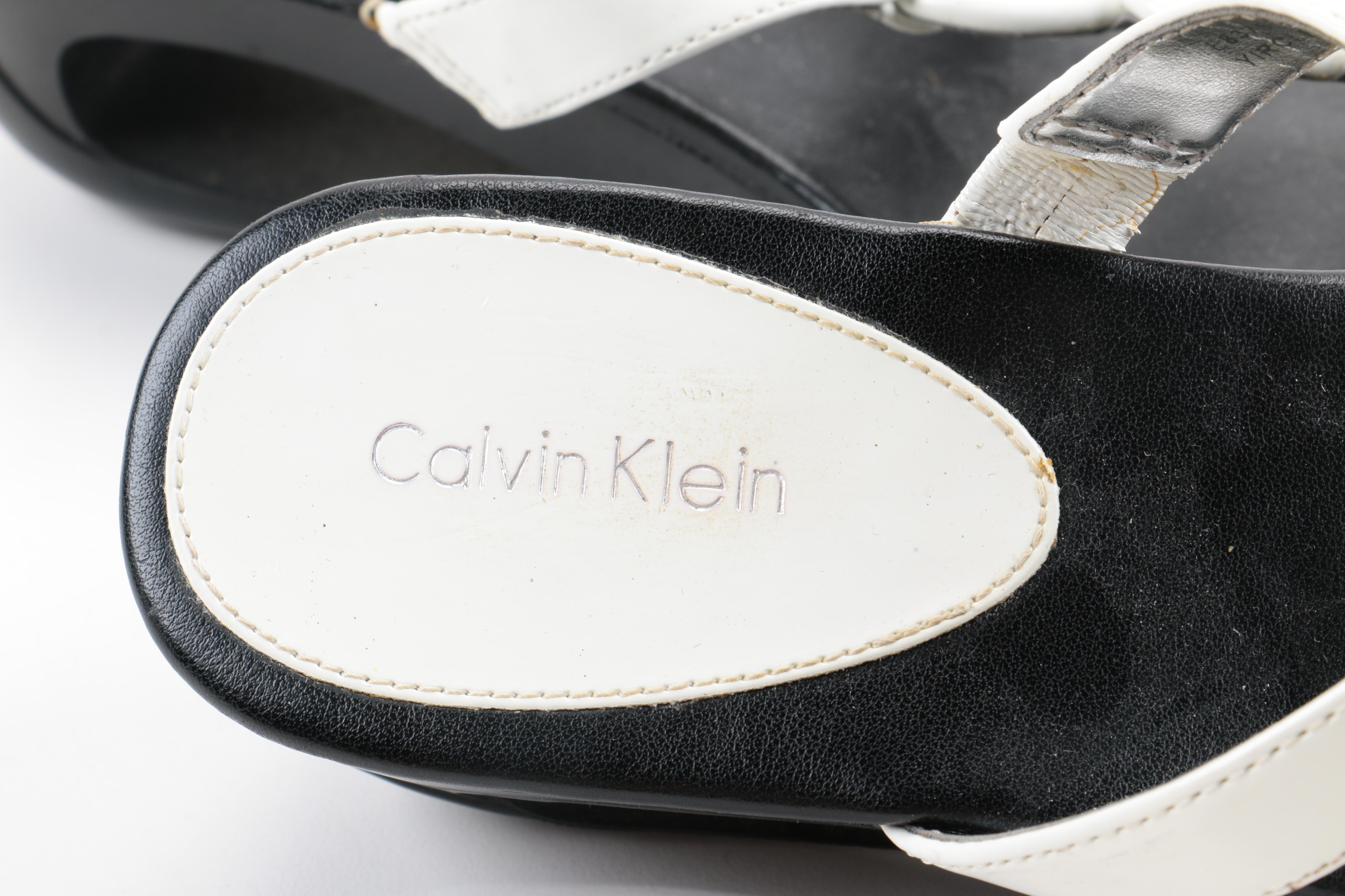 Calvin Klein and Born Sandals