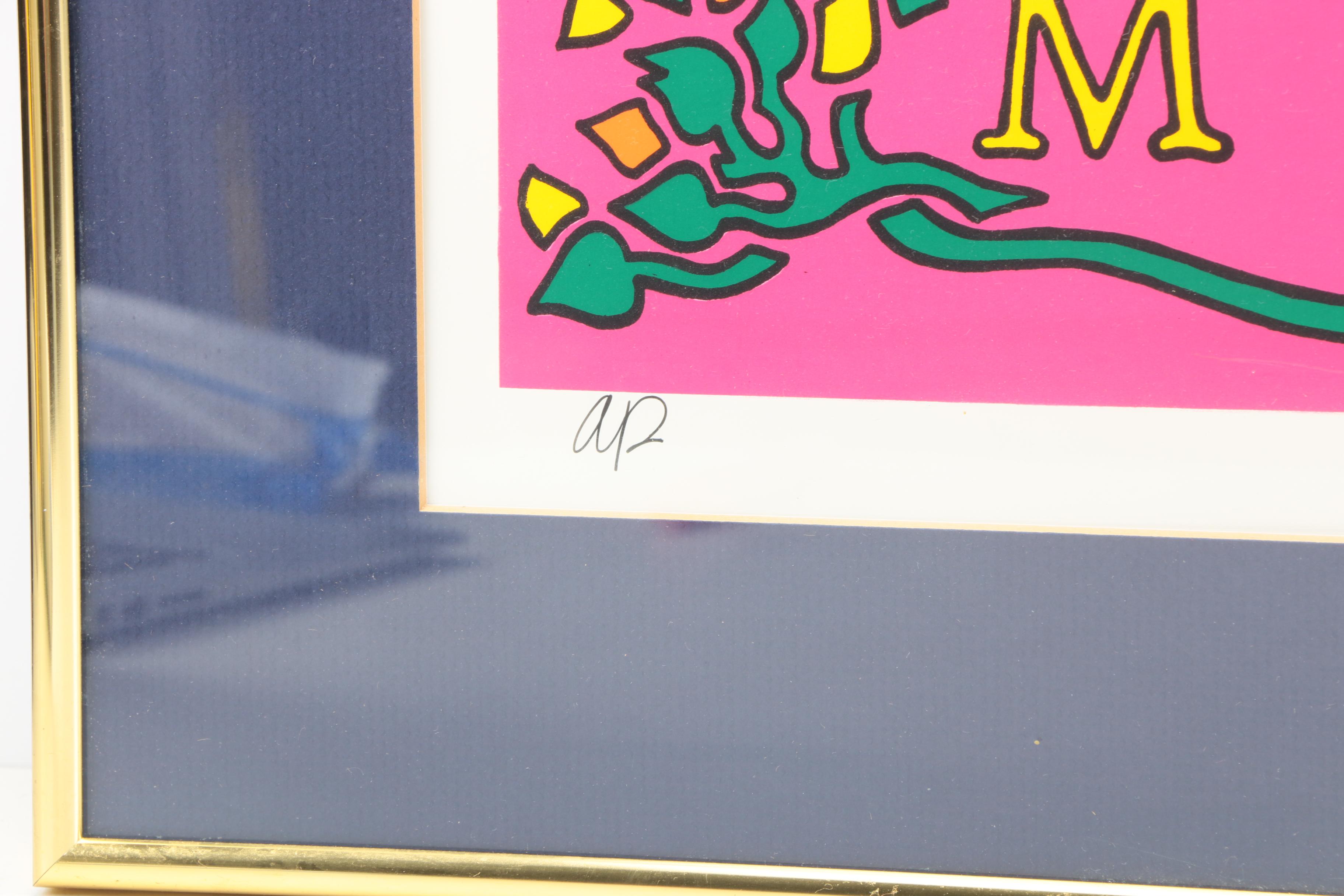 C.L. Cunningham Signed Serigraph "The Original Mardi Gras Mobile 1988"