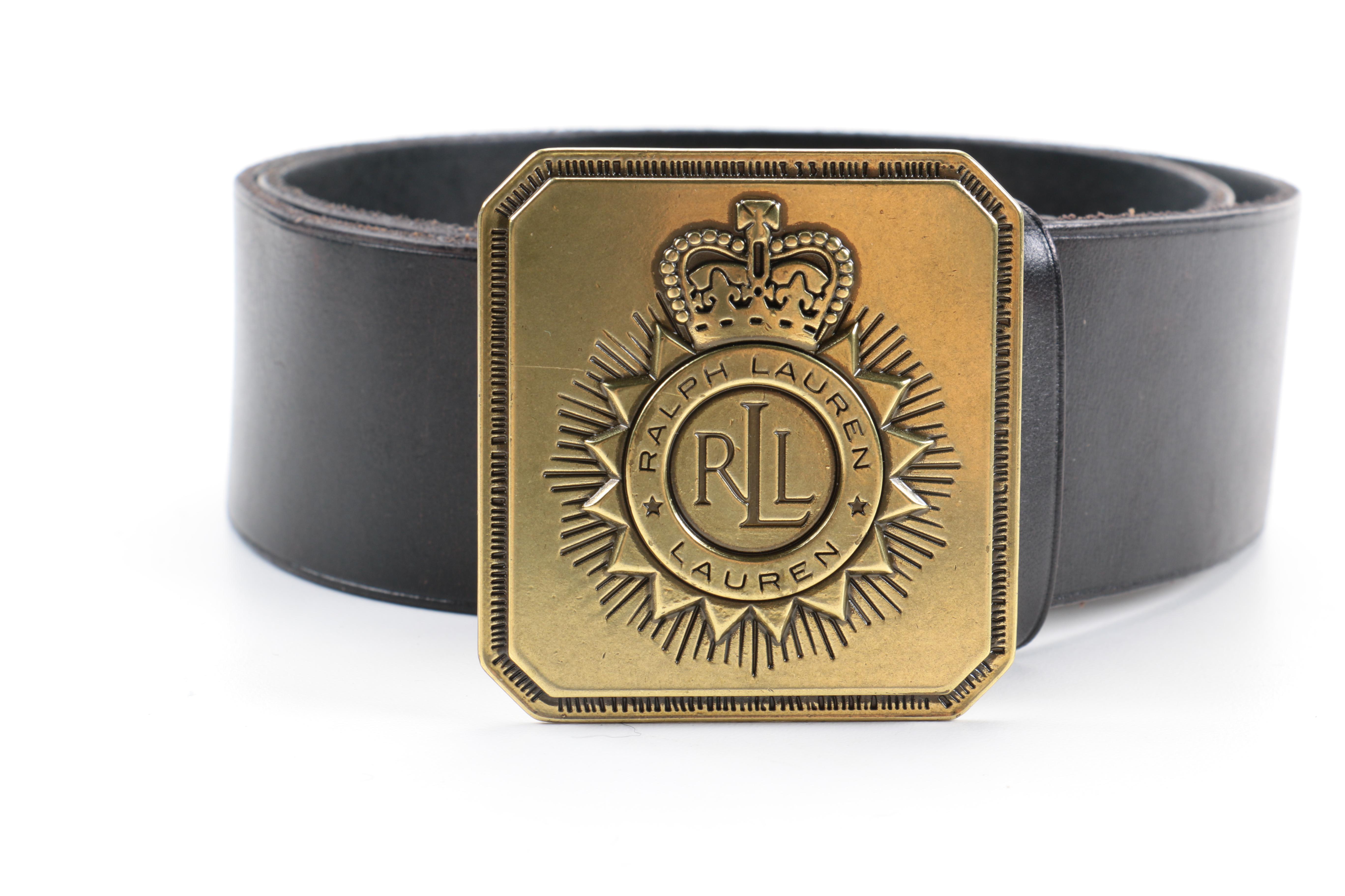 Leather Belts Featuring Lauren Ralph Lauren