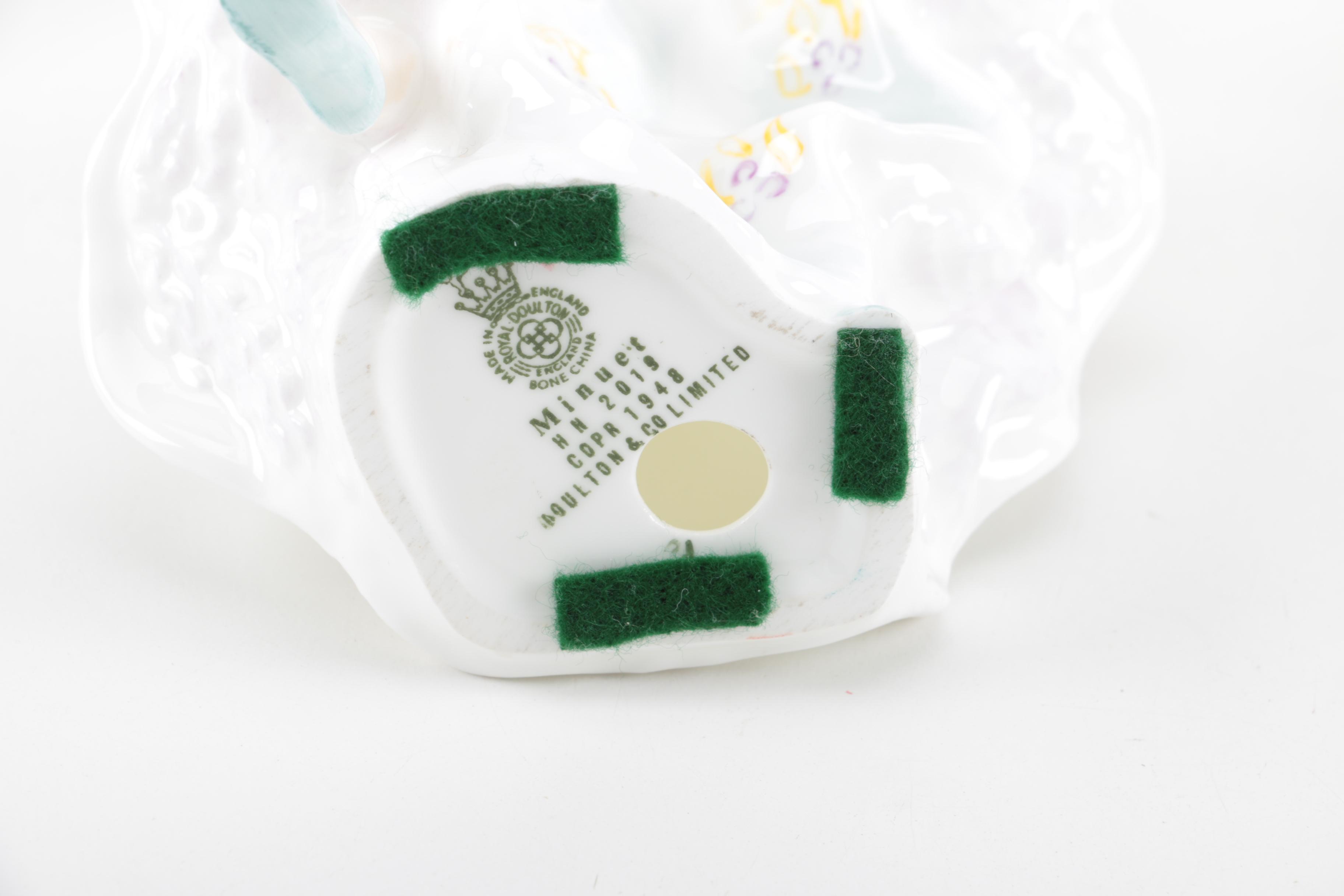 Royal Doulton Figurines Including "Minuet"