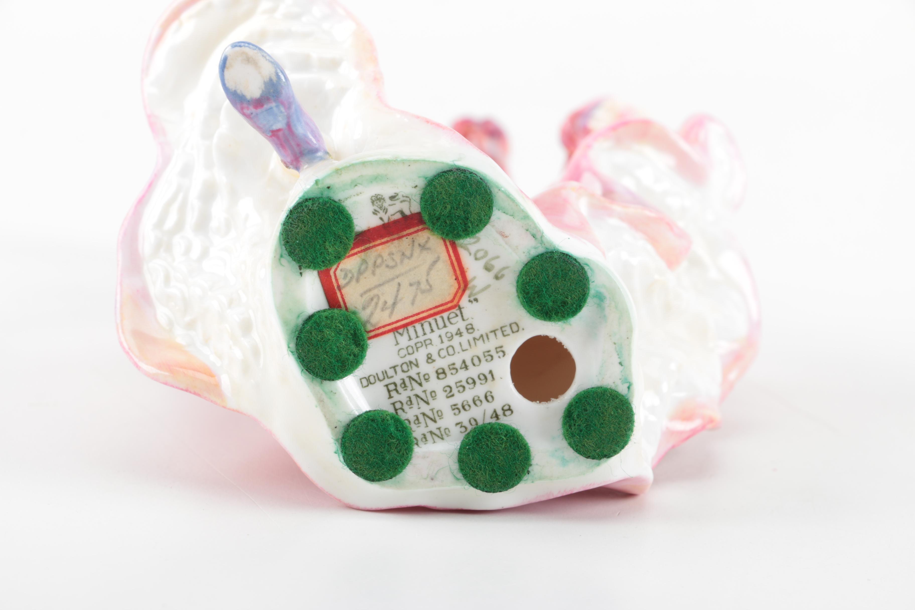 Royal Doulton Figurines Including "Minuet"