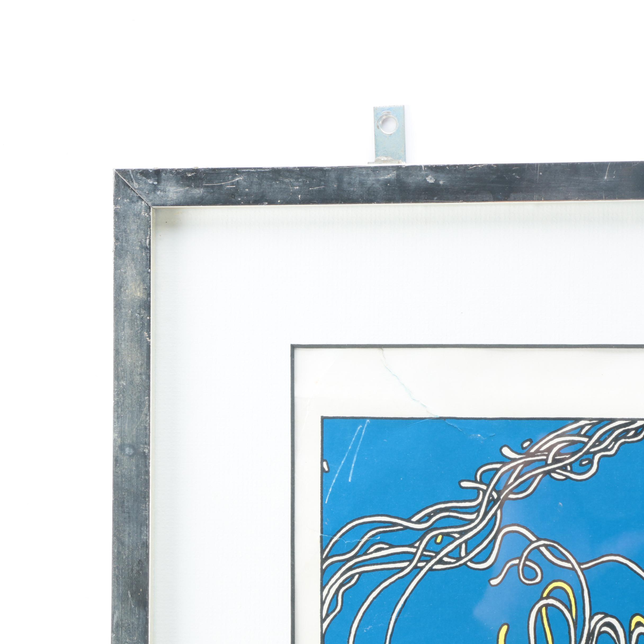 C.L. Cunningham Artist Proof Serigraph on Paper for "The Original Mardi Gras" in Mobile