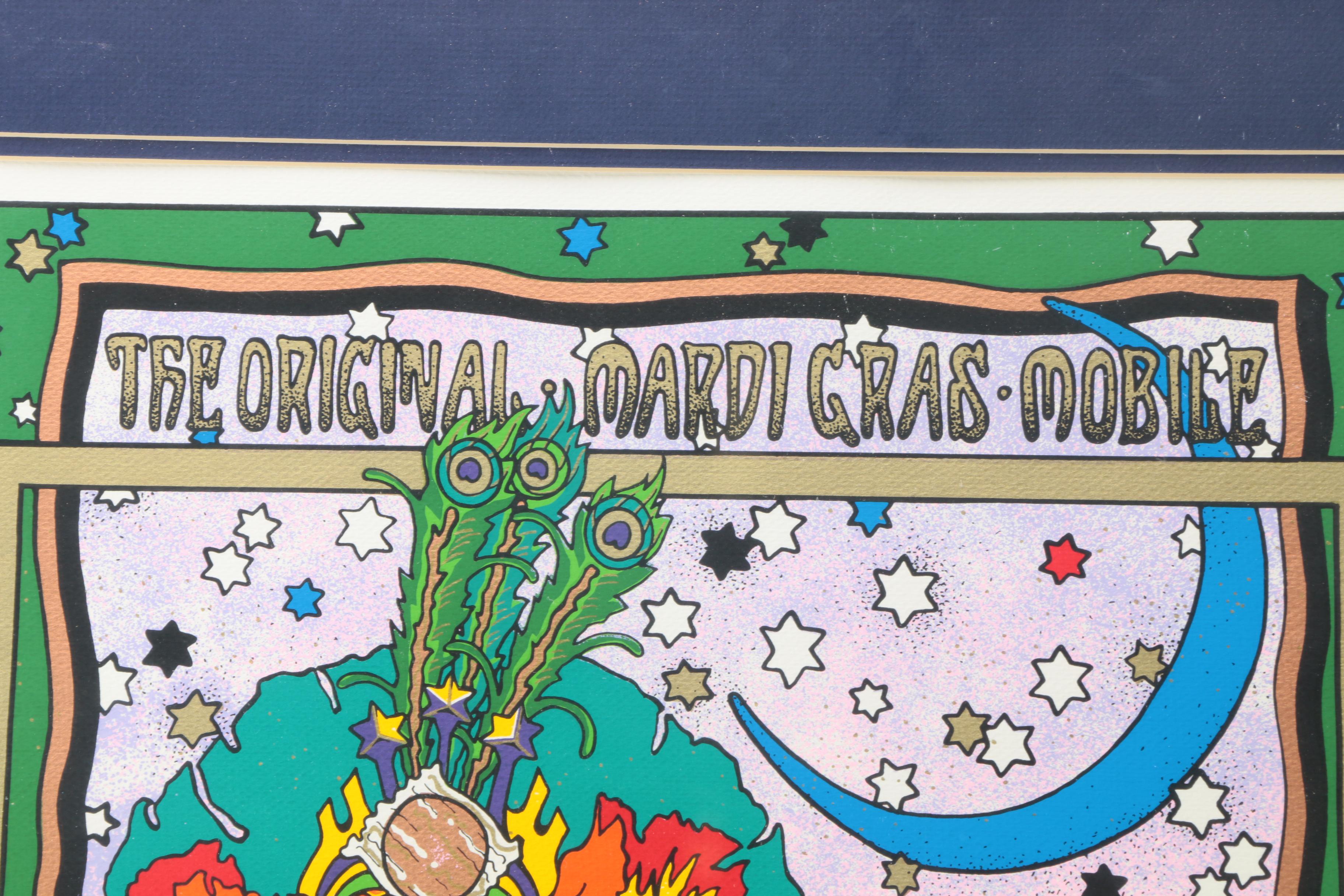 C.L. Cunningham Signed Serigraph on Paper "Queenie"