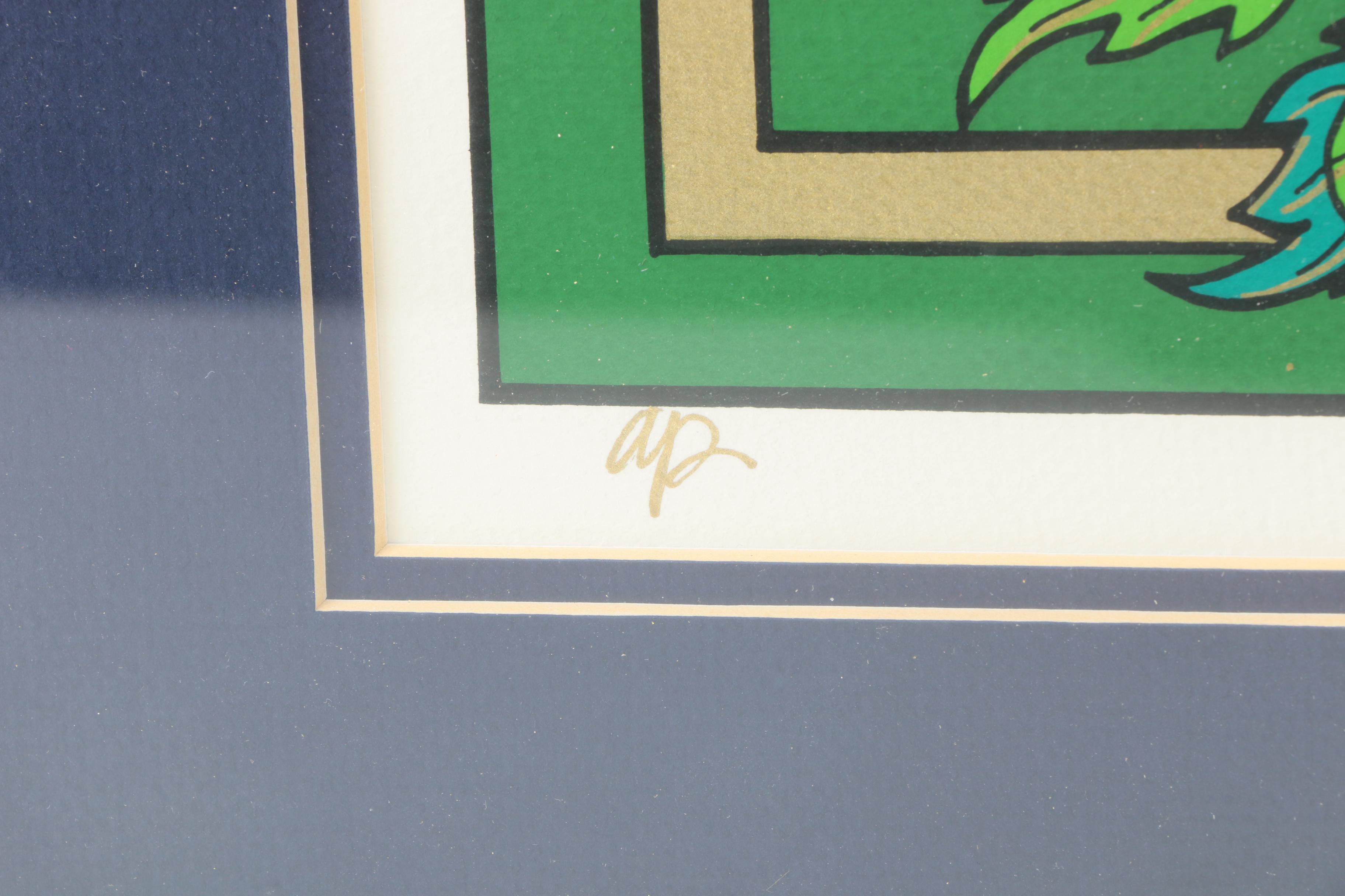 C.L. Cunningham Signed Serigraph on Paper "Queenie"