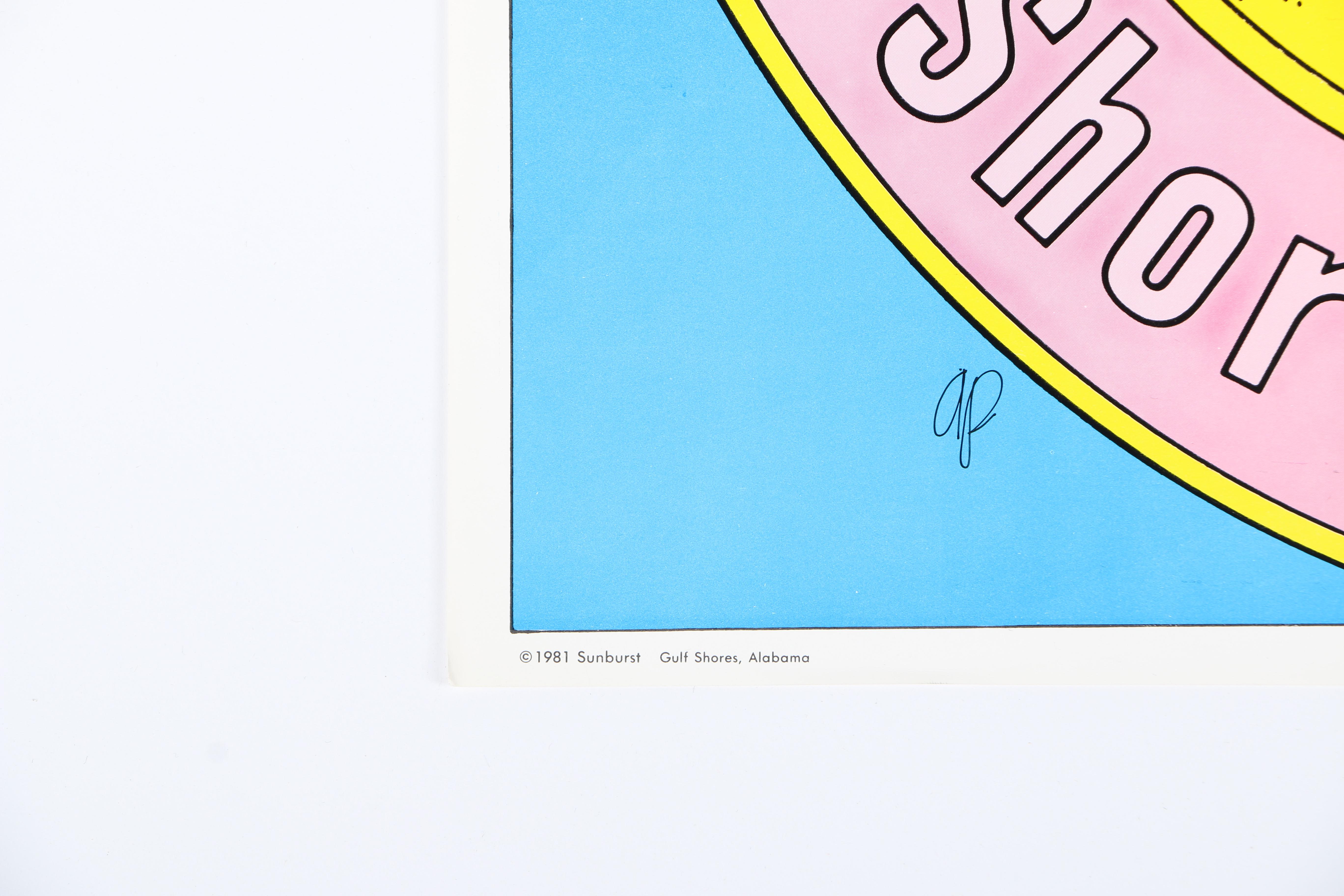 Signed Artist Proof Edition of C.L. Cunningham Shrimp Festival Poster