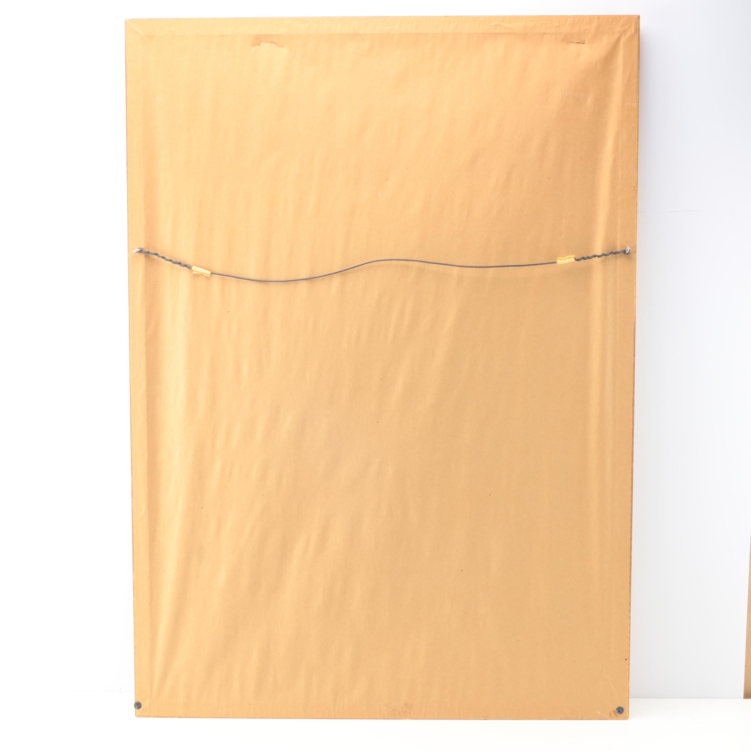 C.L. Cunningham Signed Serigraph on Paper "The Original Mardi Gras Mobile 1989"