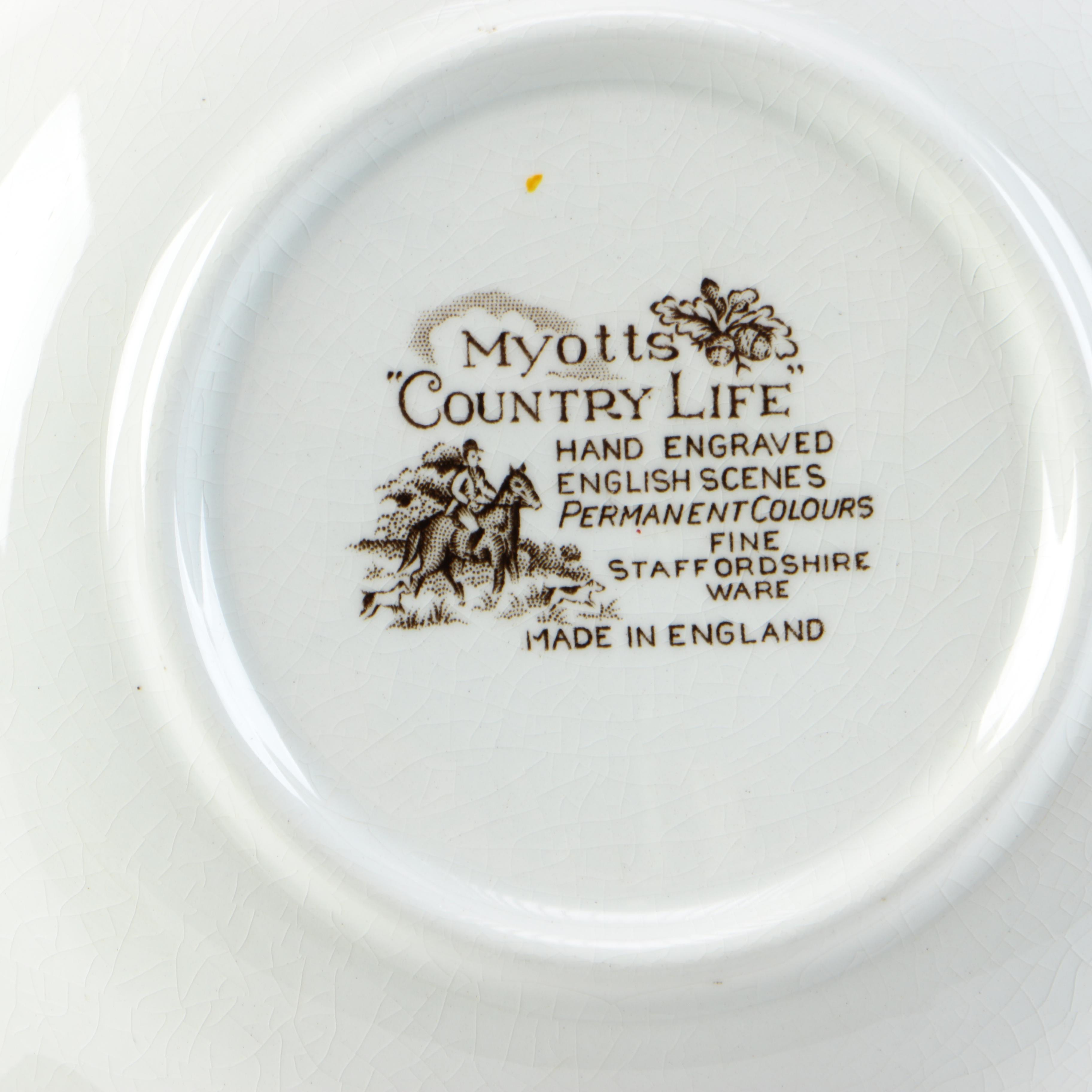 Myotts "Country Life" Tableware