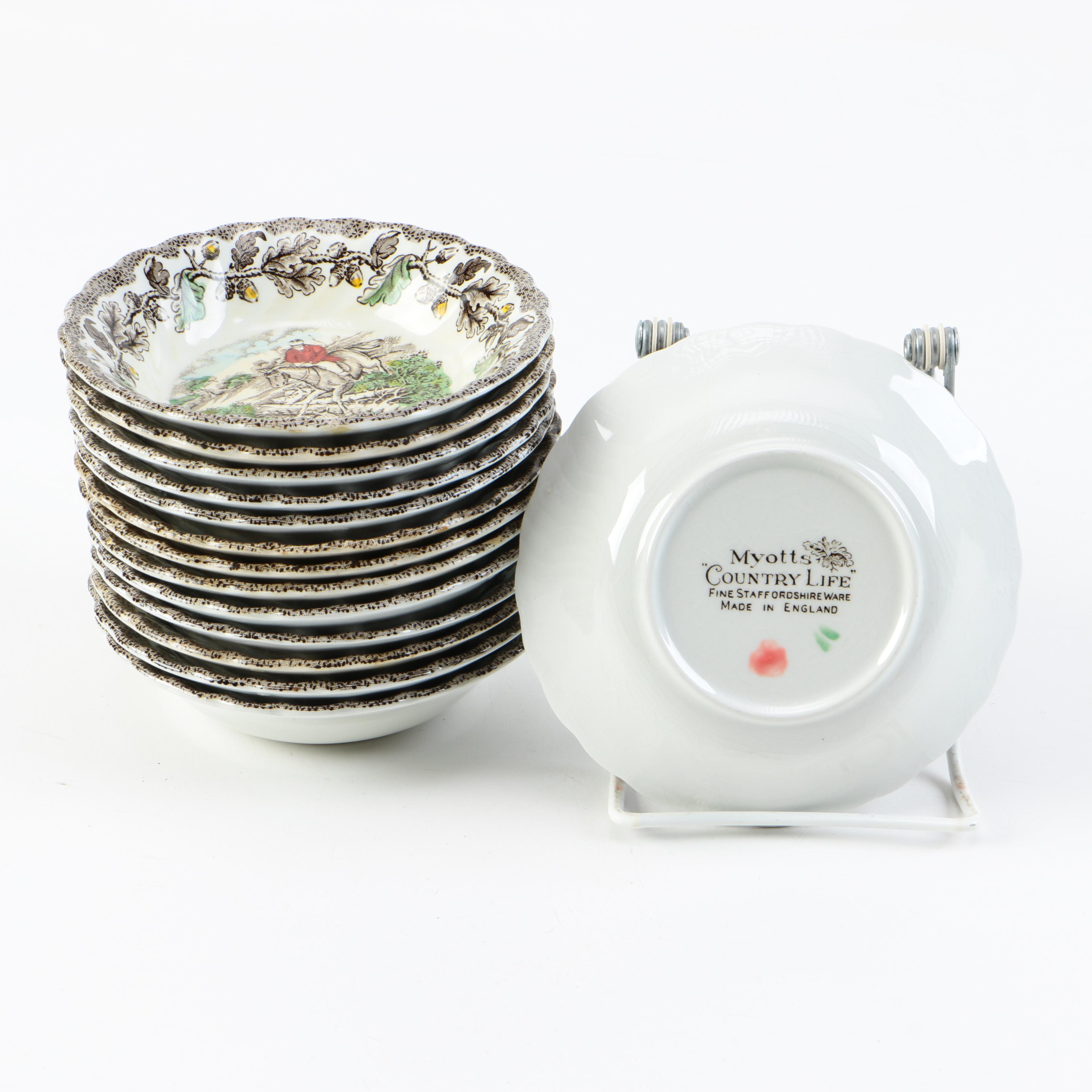 Myotts "Country Life" Tableware