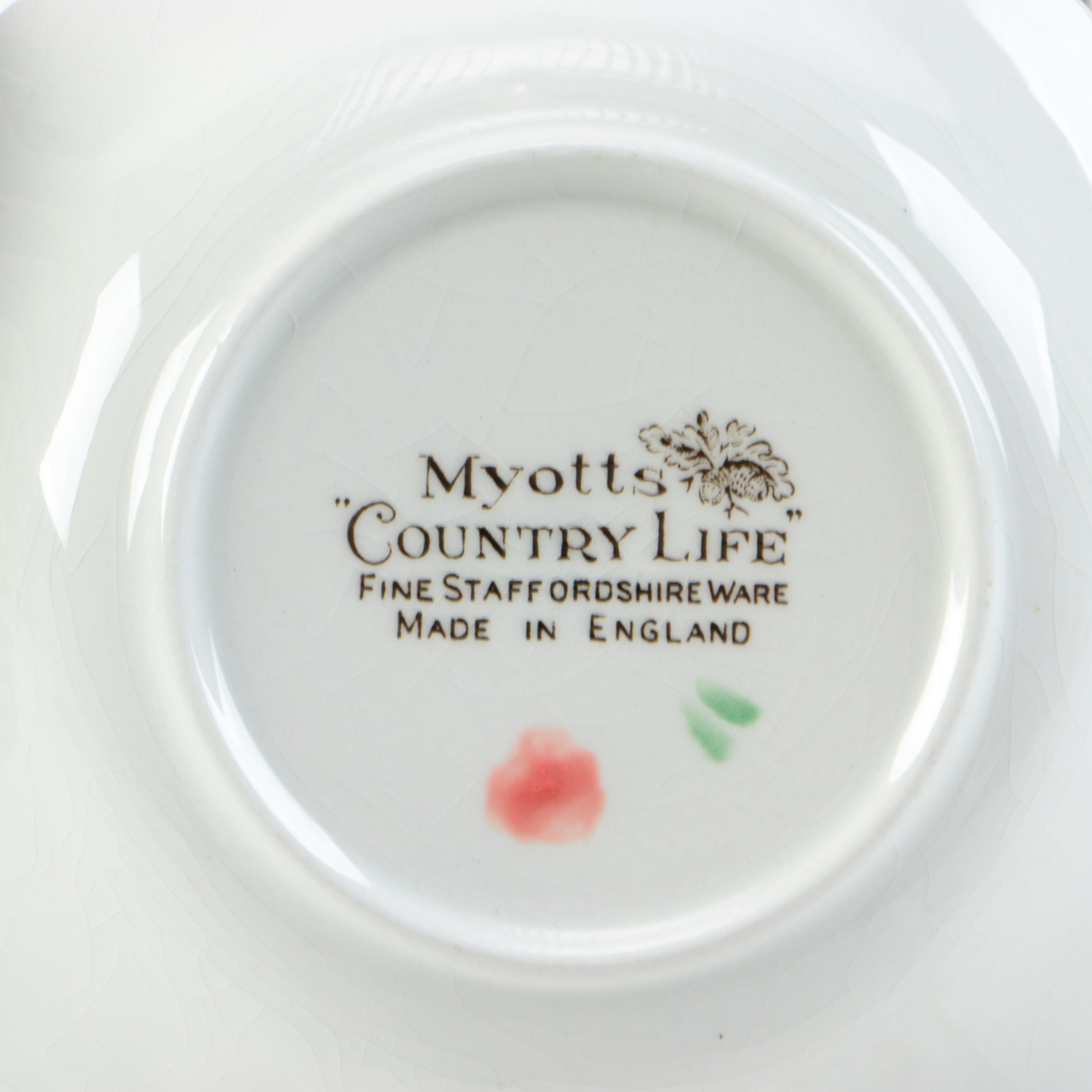 Myotts "Country Life" Tableware