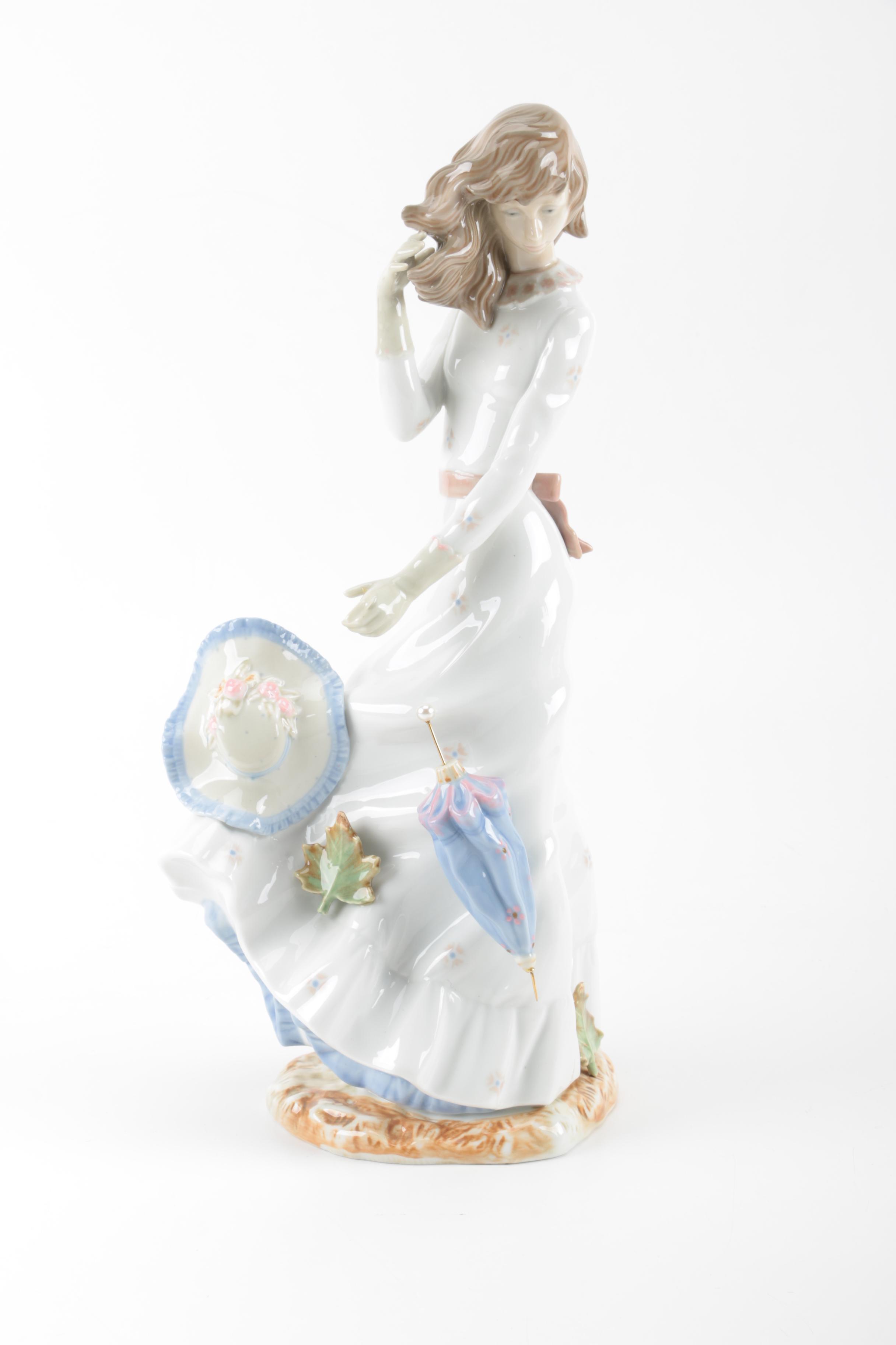 Assorted Ceramic Figurines Including Zaphir and Porceval