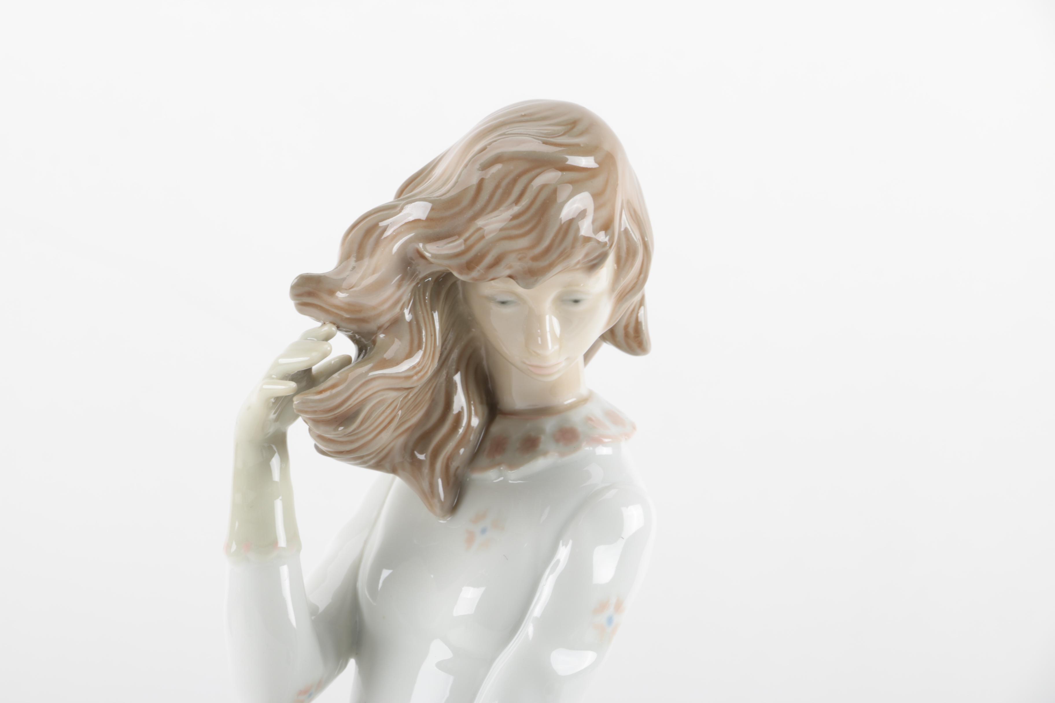 Assorted Ceramic Figurines Including Zaphir and Porceval