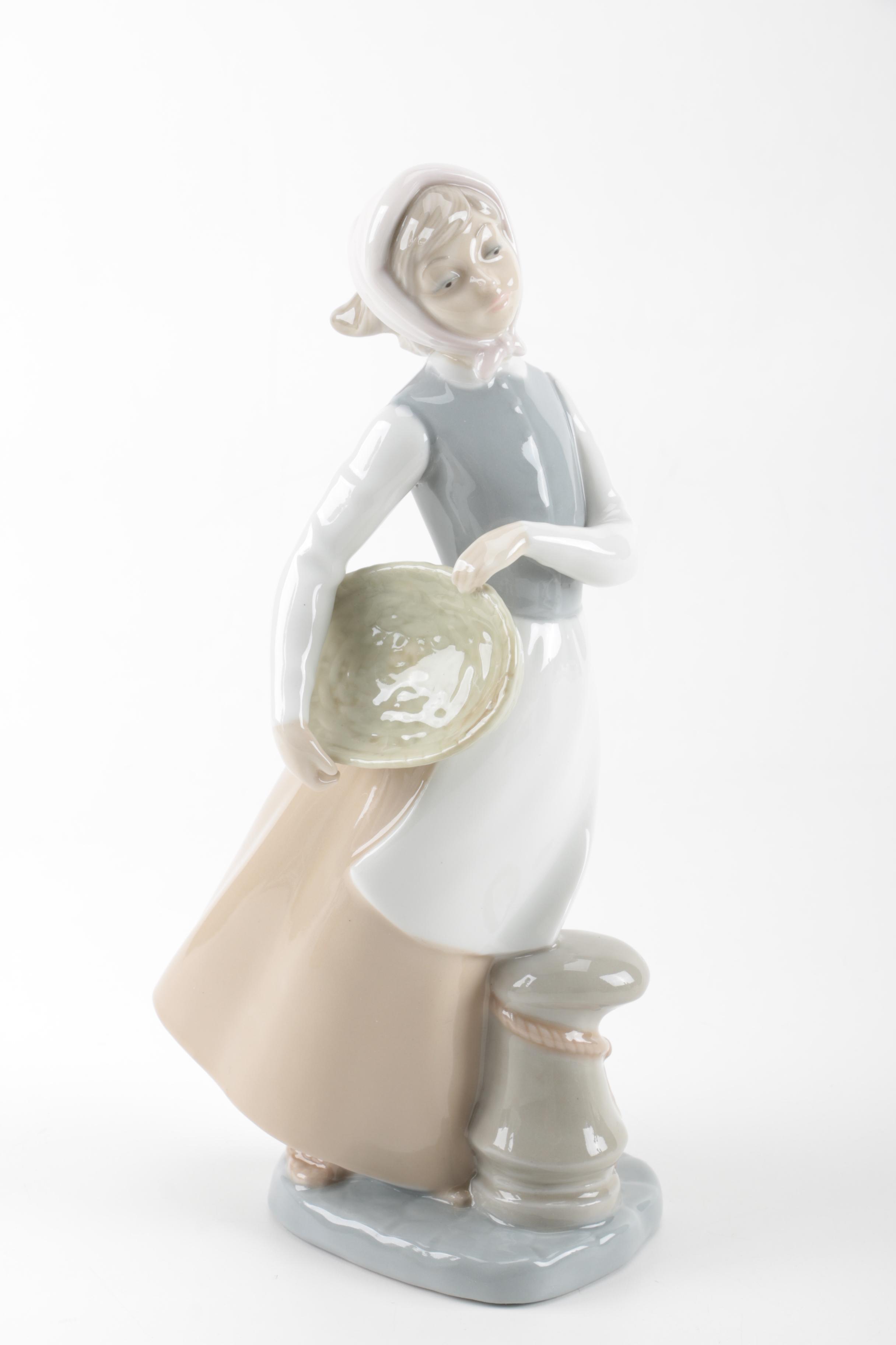 Assorted Ceramic Figurines Including Zaphir and Porceval