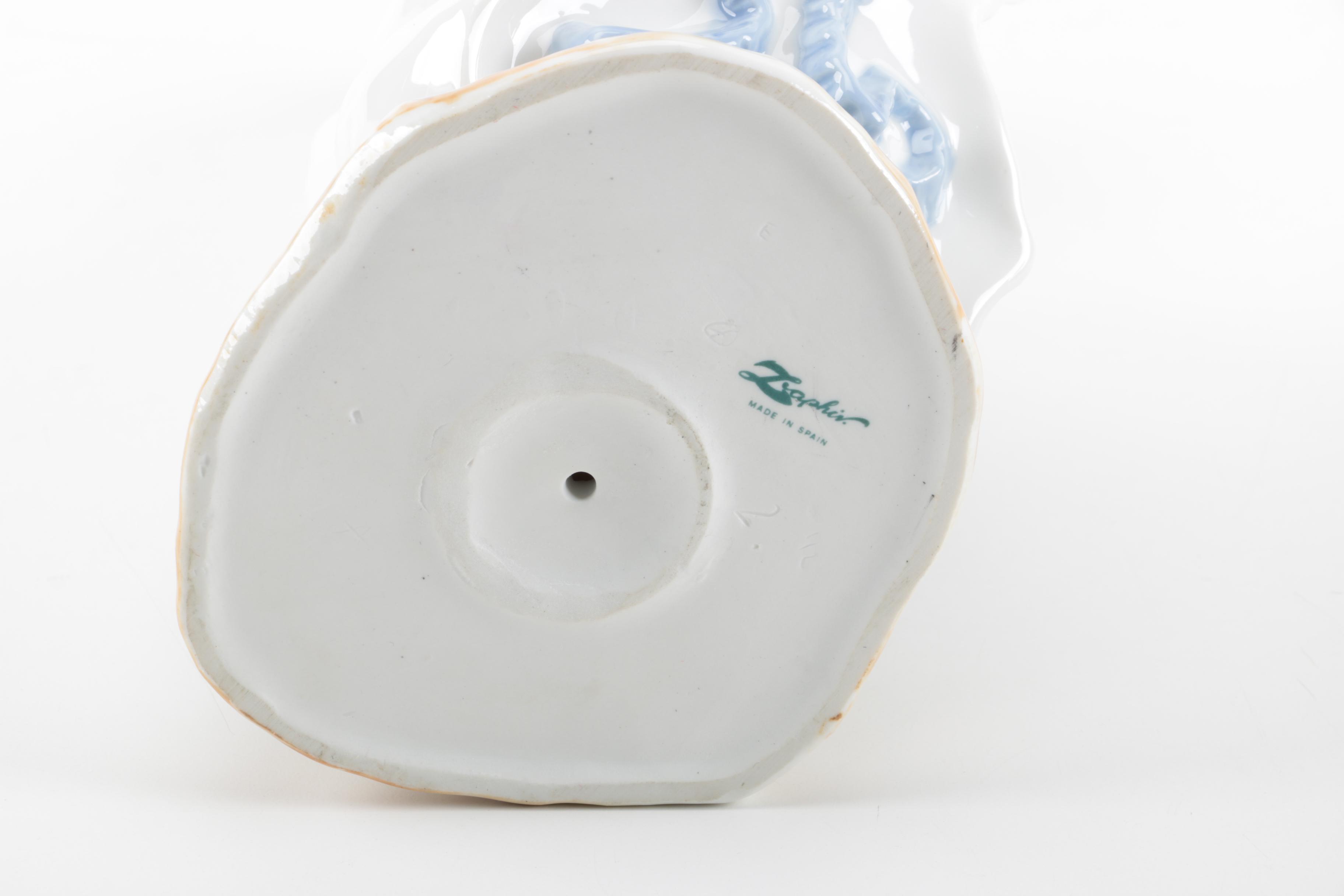 Assorted Ceramic Figurines Including Zaphir and Porceval