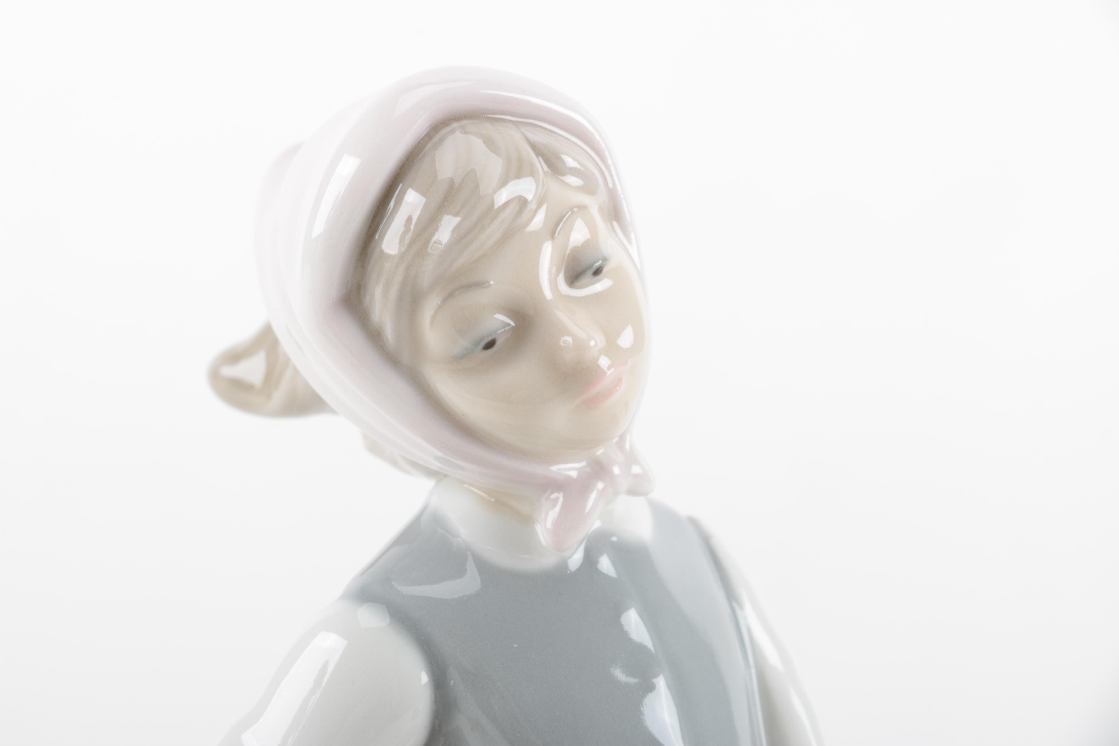 Assorted Ceramic Figurines Including Zaphir and Porceval