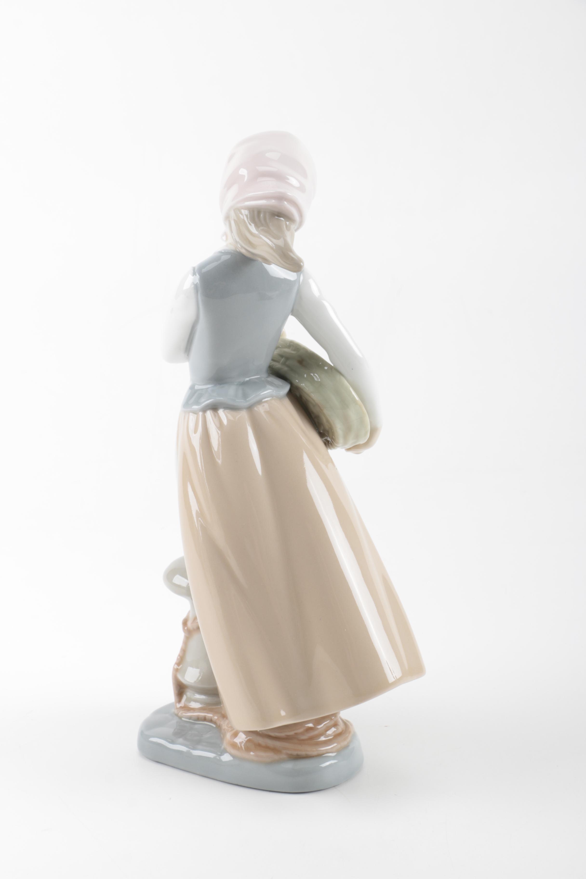 Assorted Ceramic Figurines Including Zaphir and Porceval