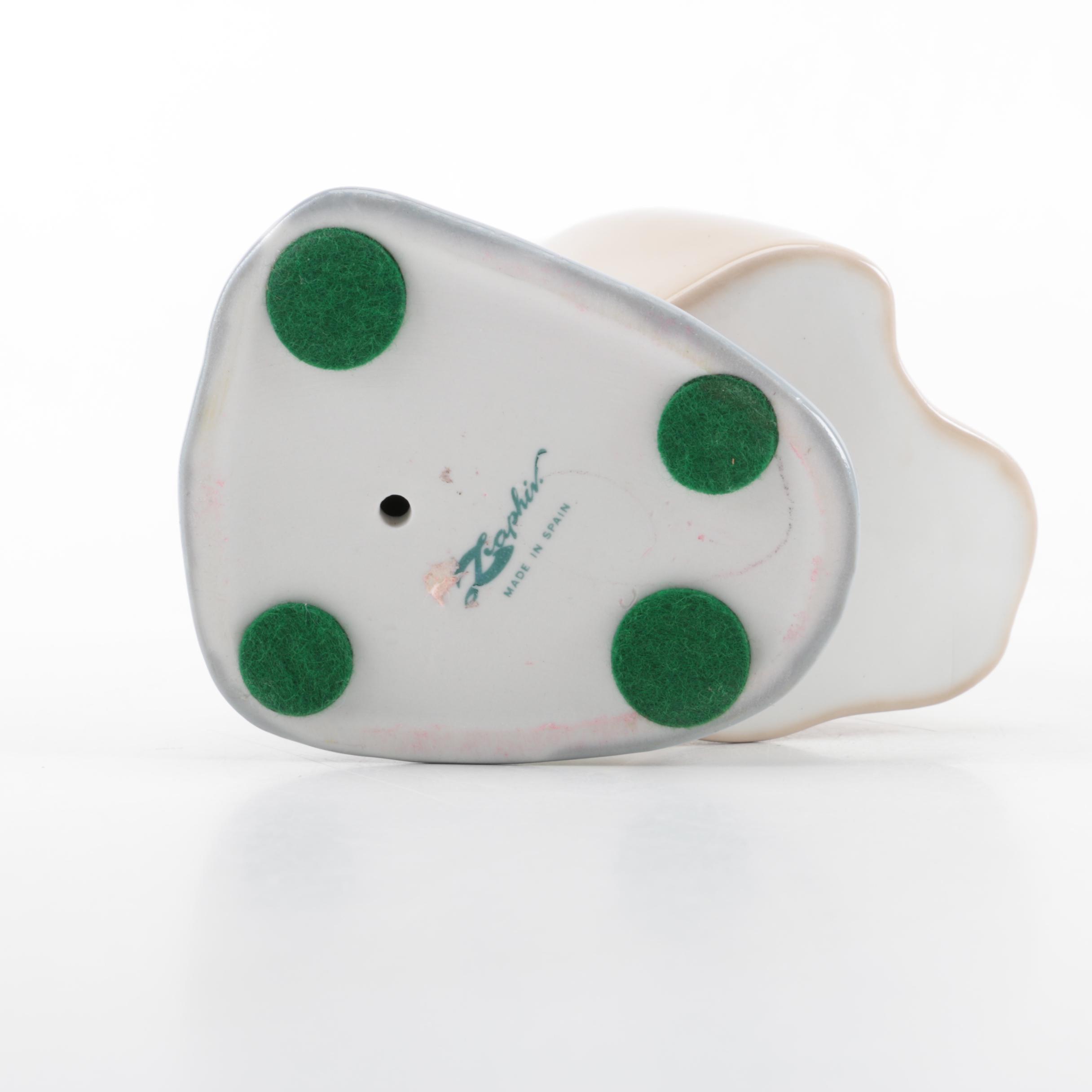 Assorted Ceramic Figurines Including Zaphir and Porceval