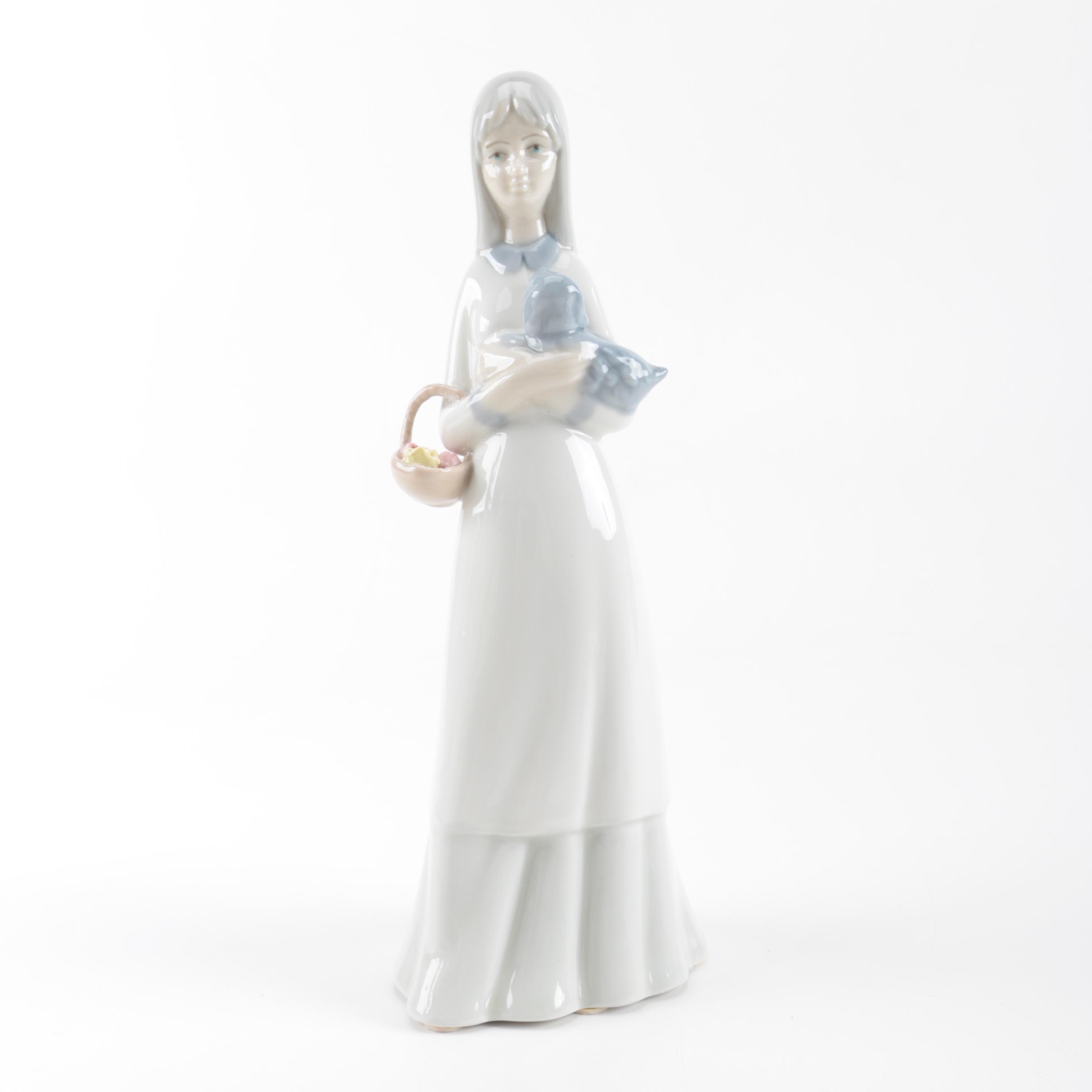 Assorted Ceramic Figurines Including Zaphir and Porceval