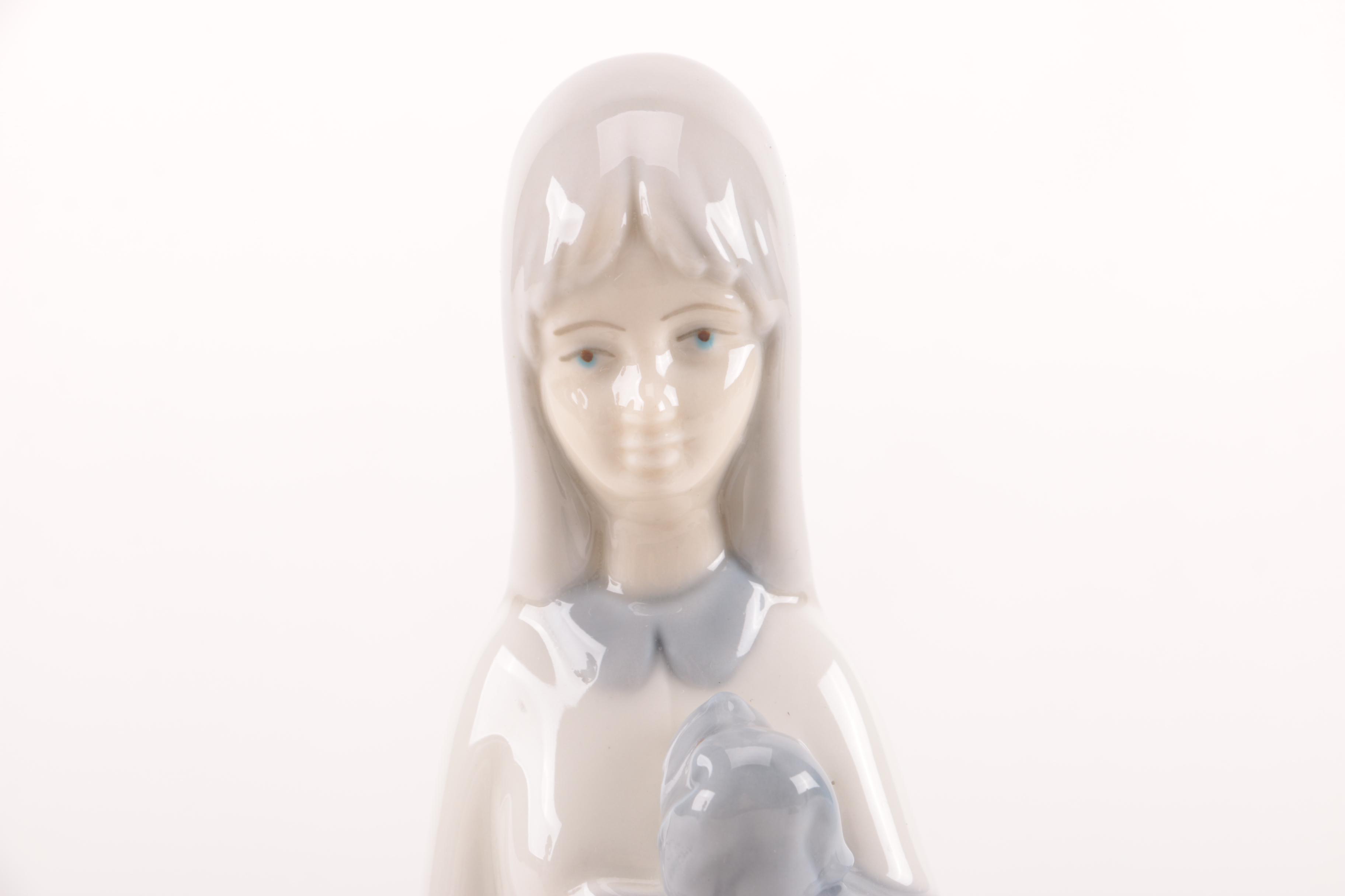 Assorted Ceramic Figurines Including Zaphir and Porceval